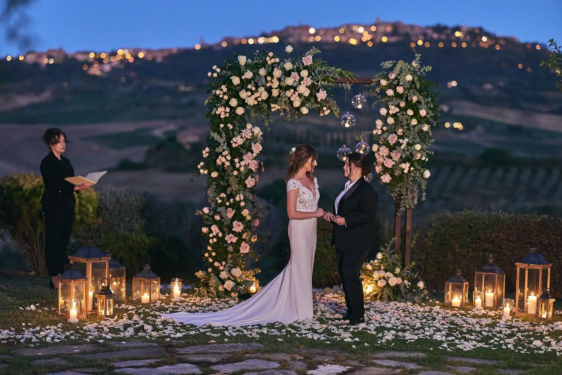 lesbian elopement wedding in italy