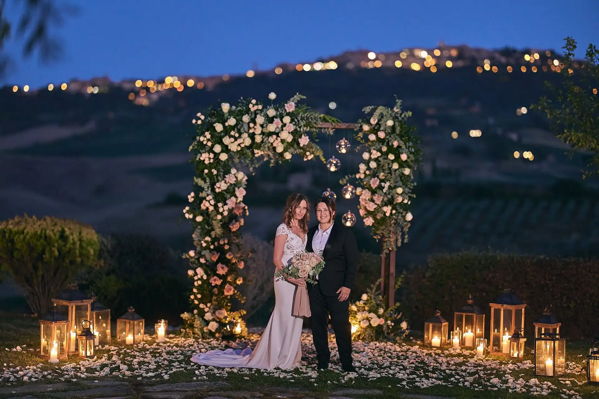 lesbian elopement wedding in italy