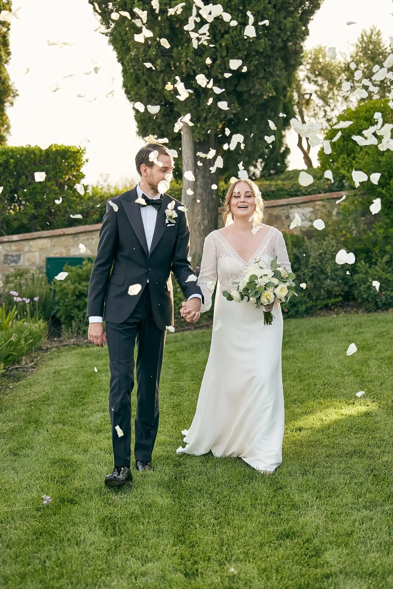 intimate vineyard elopement