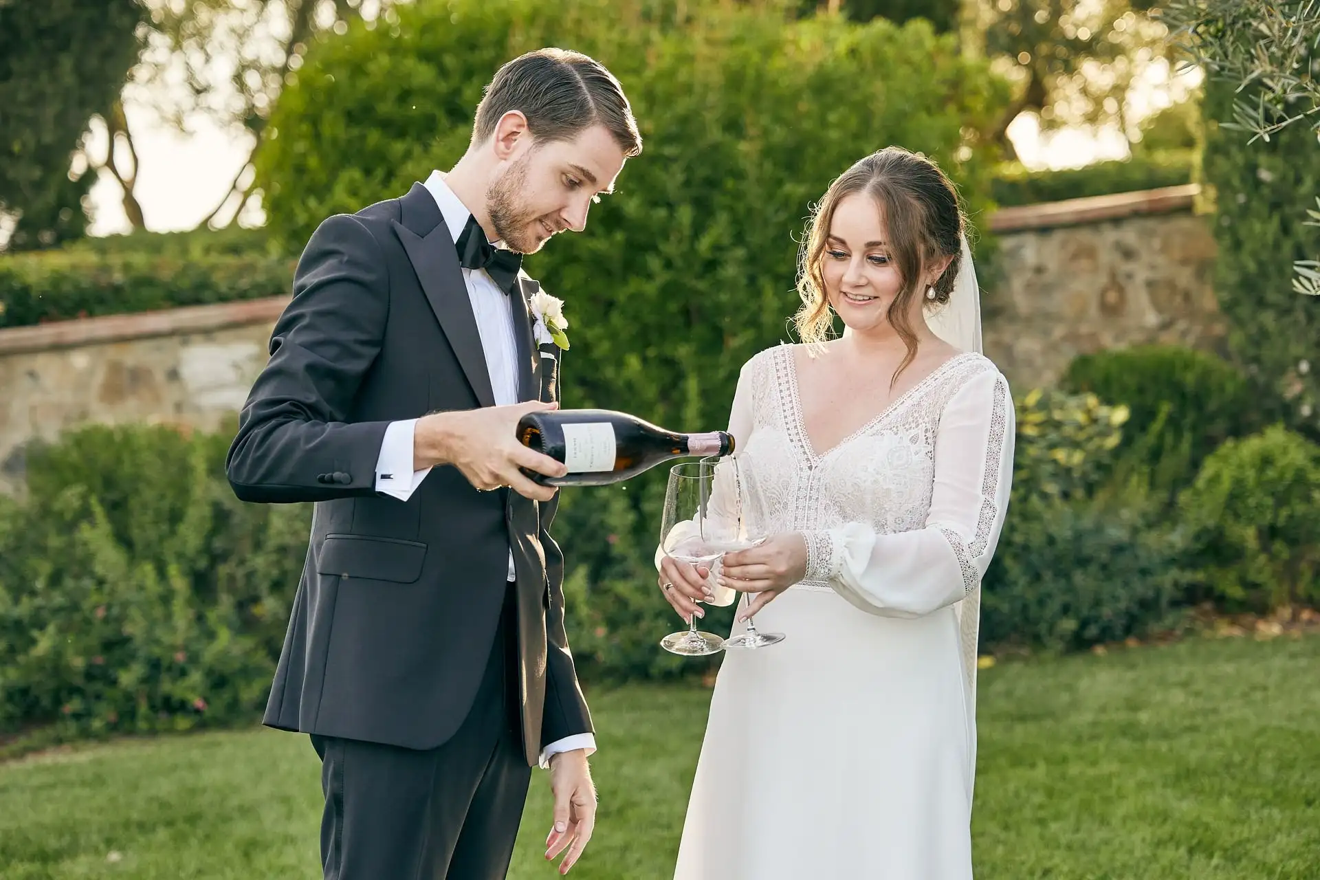 intimate vineyard elopement