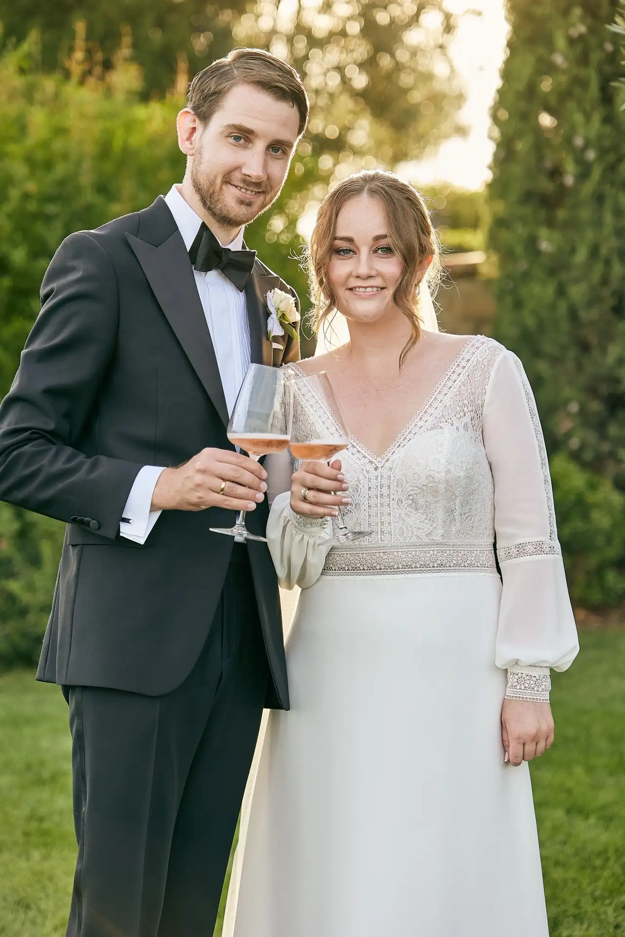 intimate vineyard elopement