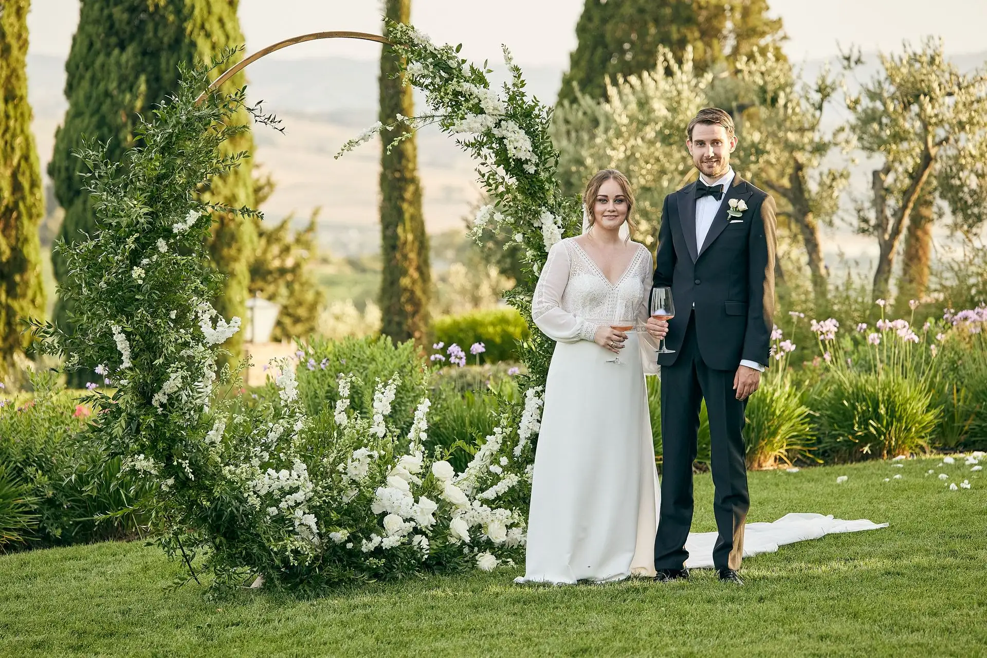 intimate vineyard elopement