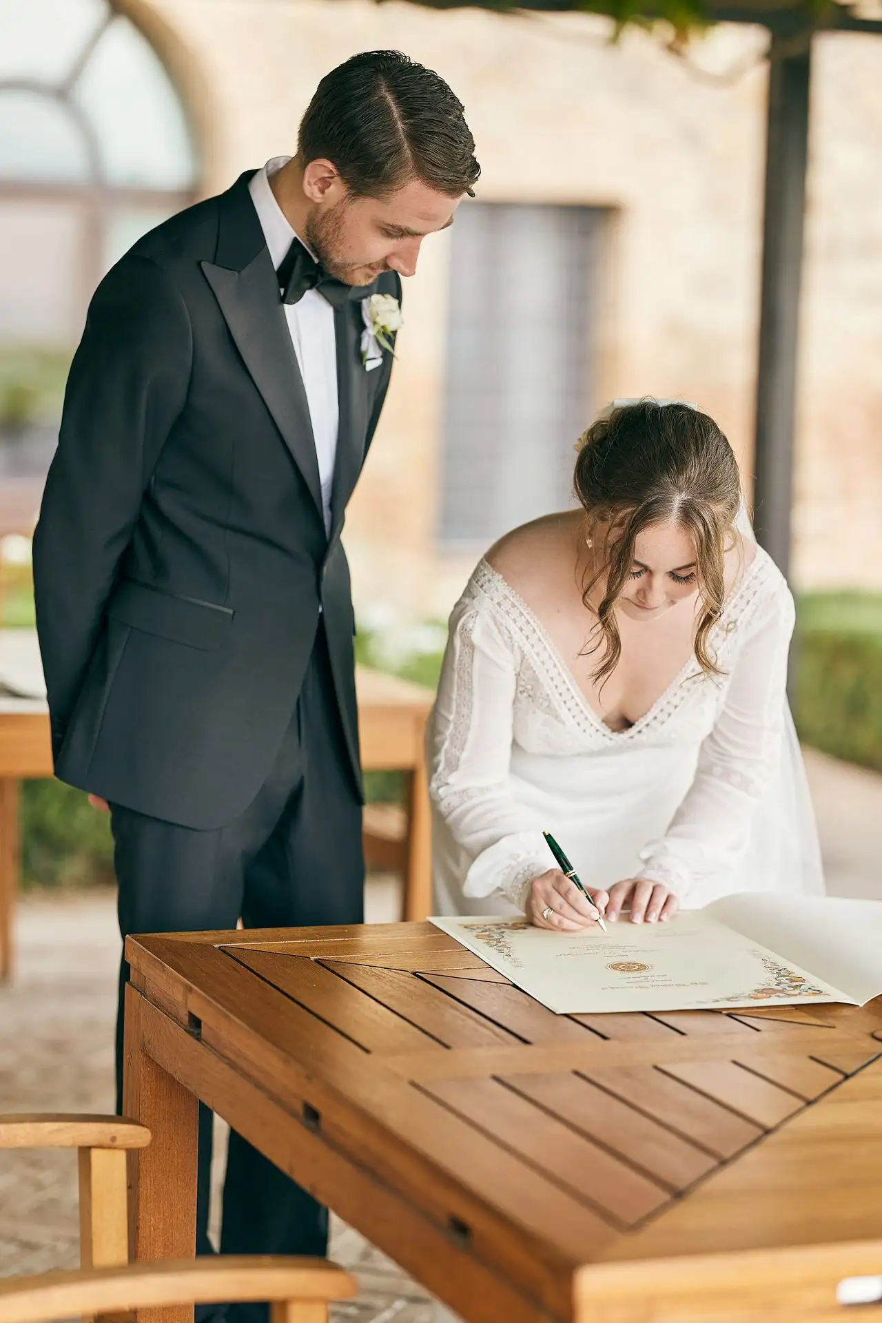 intimate vineyard elopement