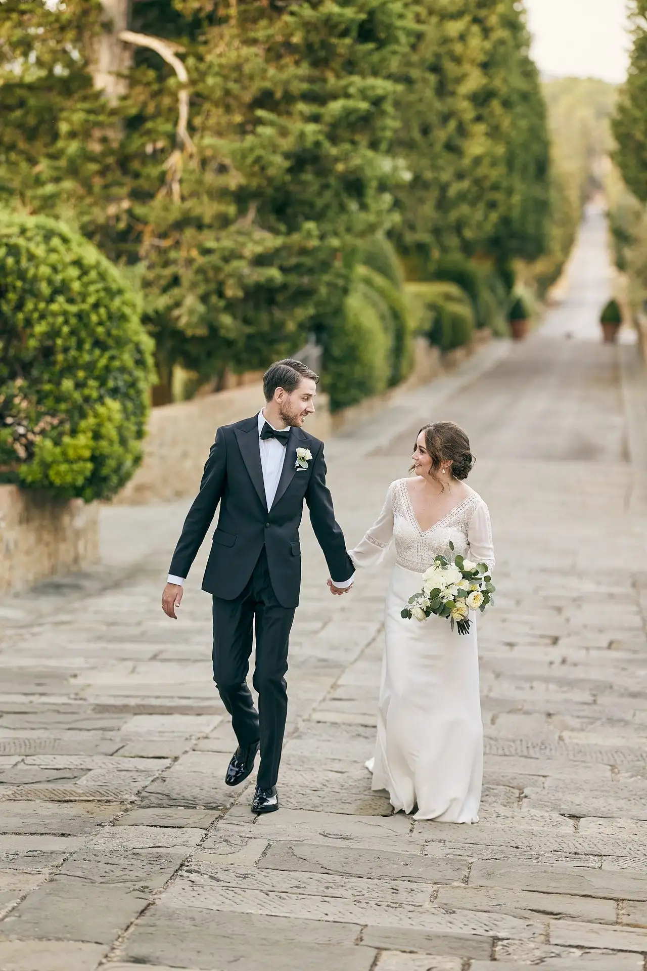intimate vineyard elopement