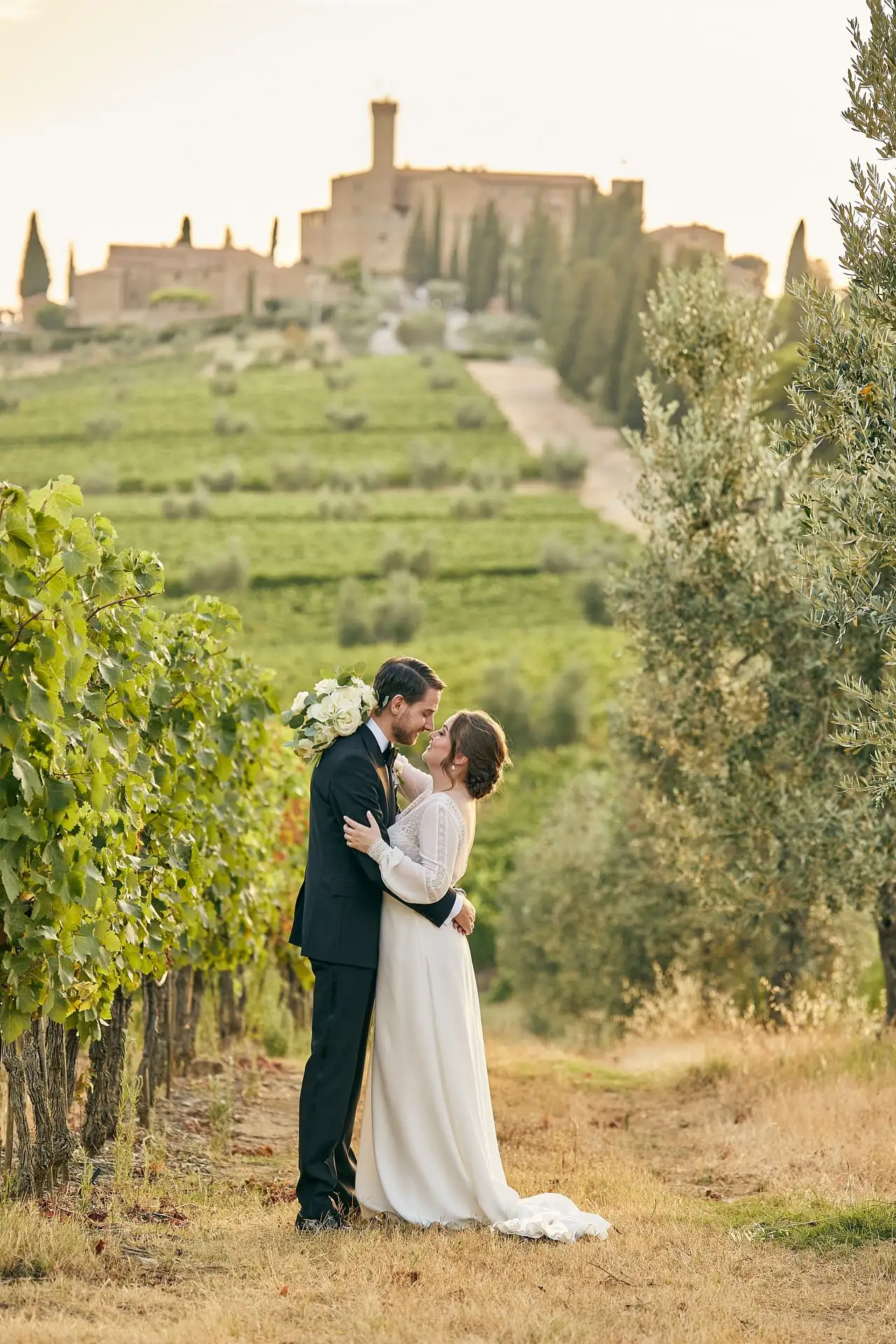 intimate vineyard elopement