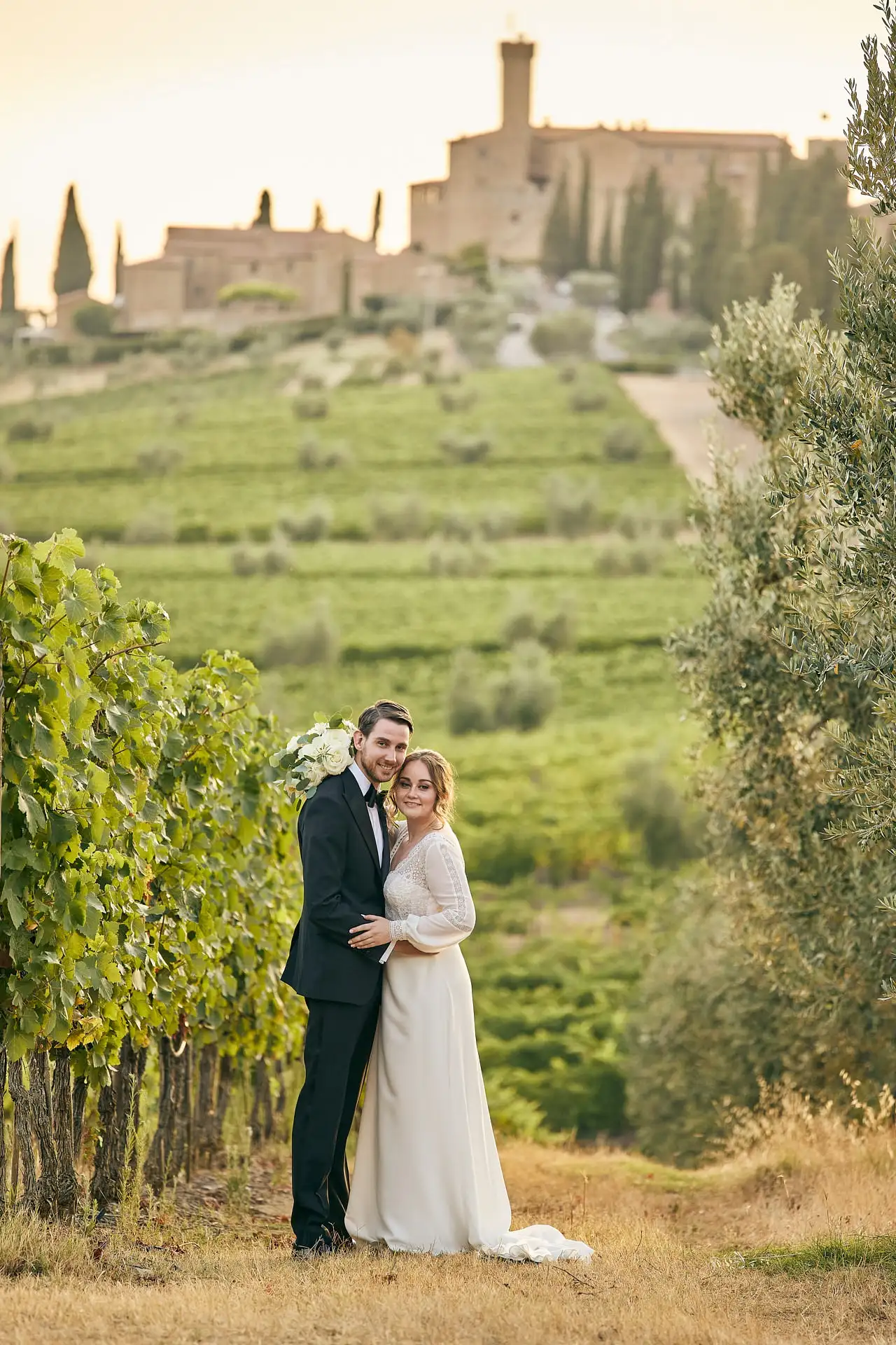 intimate vineyard elopement
