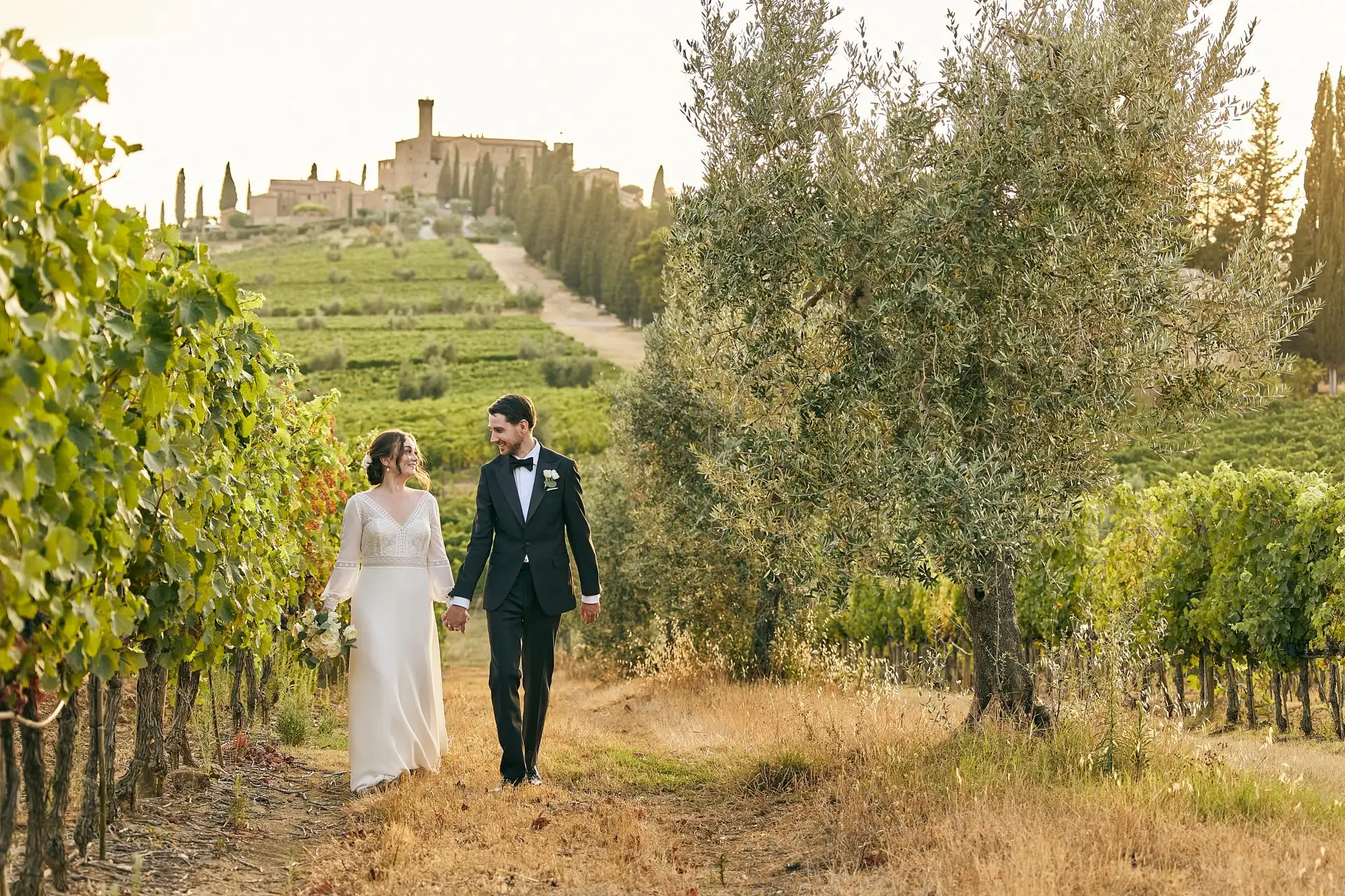 intimate vineyard elopement