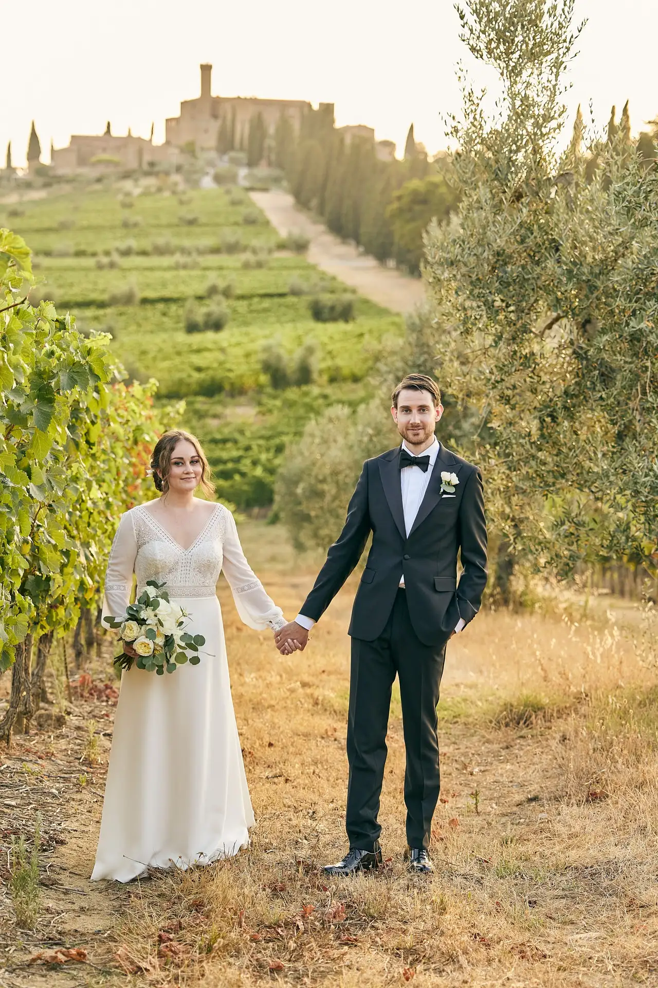 intimate vineyard elopement