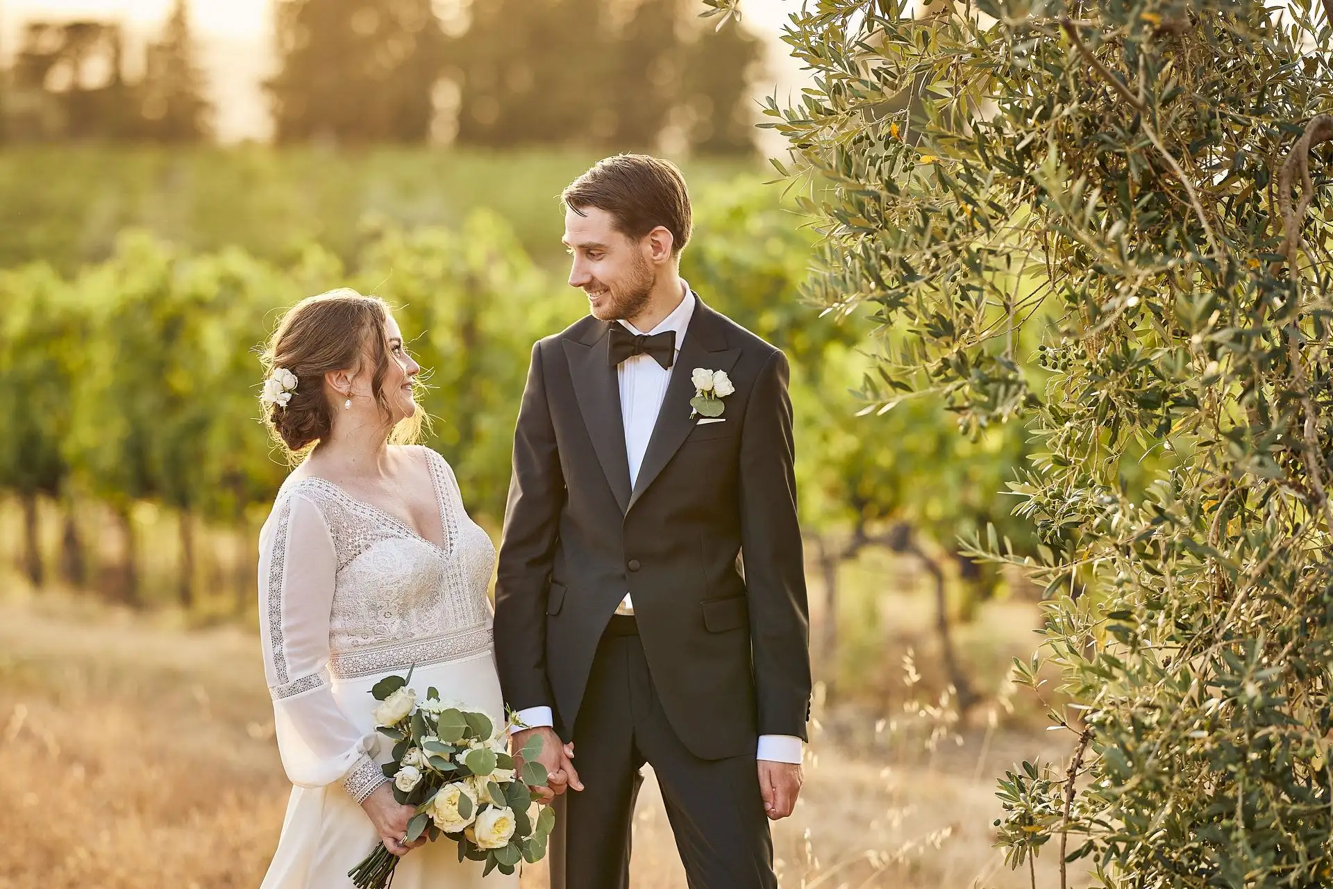 intimate vineyard elopement
