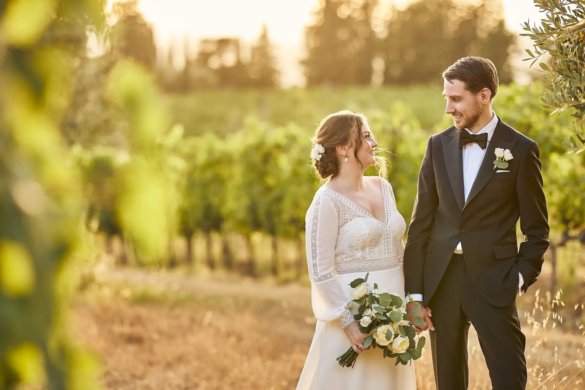 intimate vineyard elopement