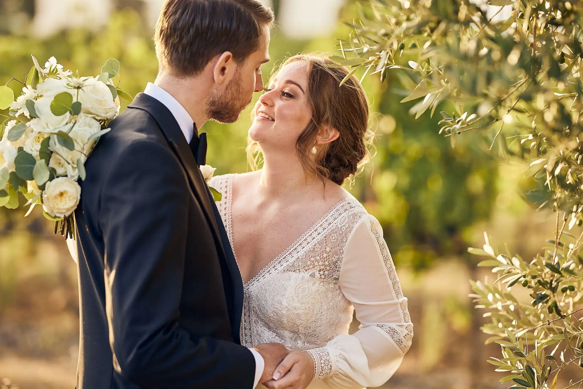 intimate vineyard elopement