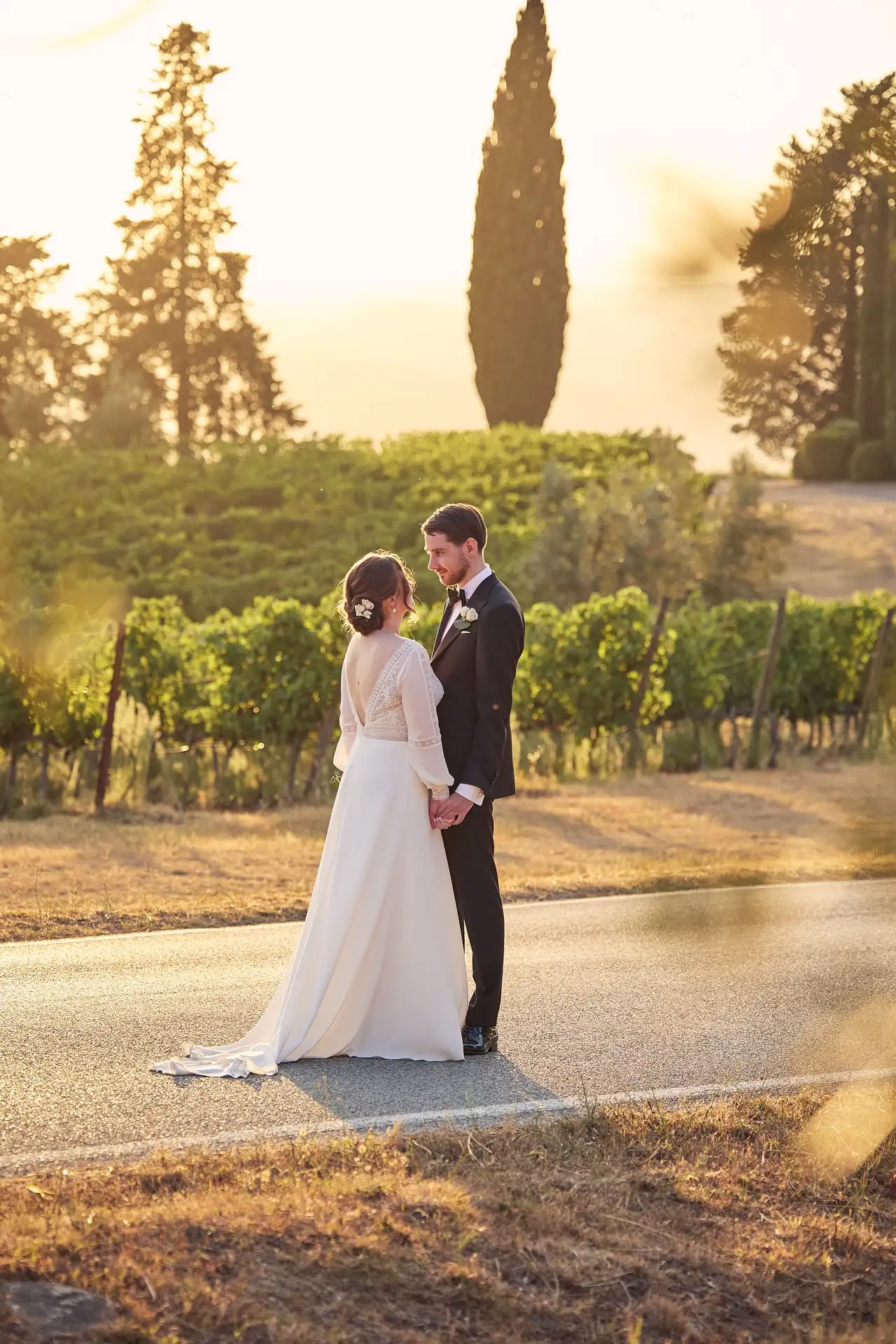 intimate vineyard elopement