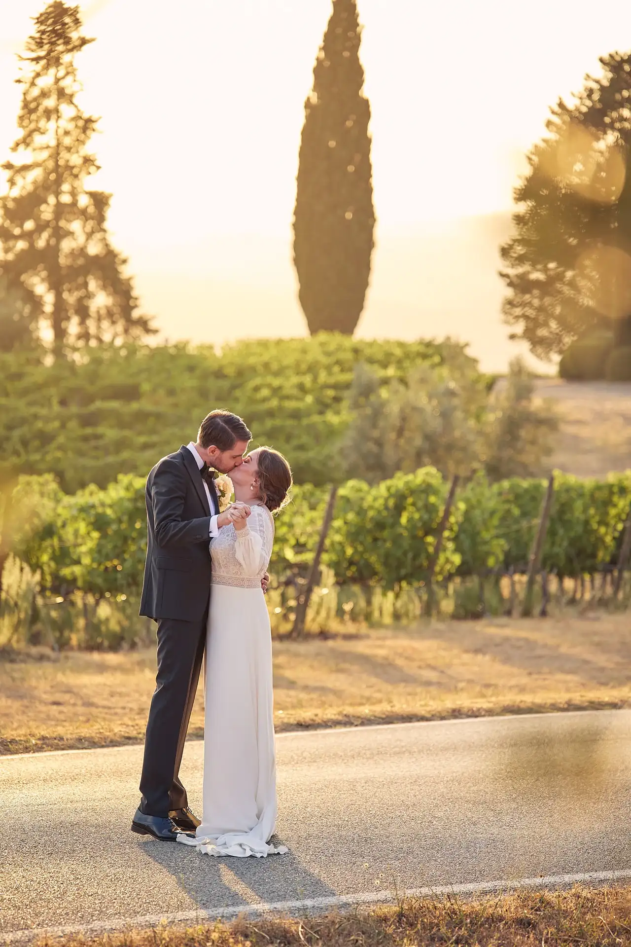 intimate vineyard elopement