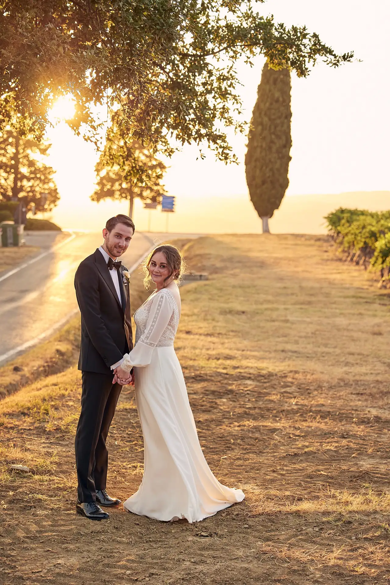 intimate vineyard elopement