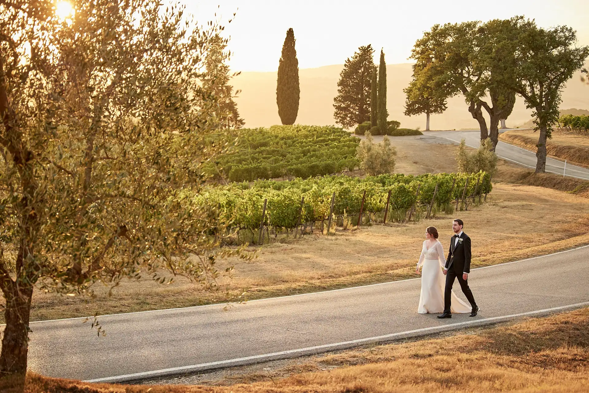 intimate vineyard elopement