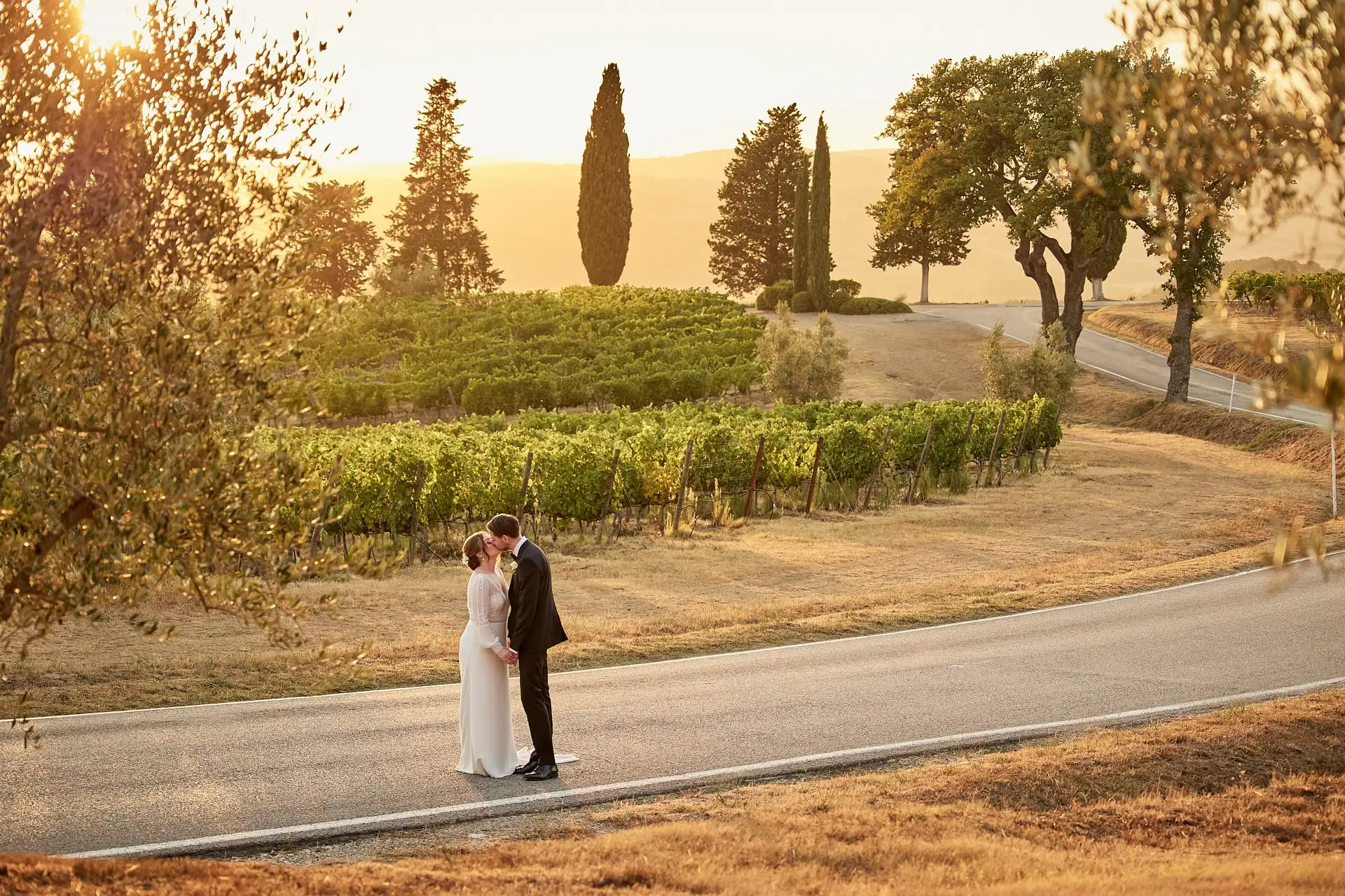 intimate vineyard elopement