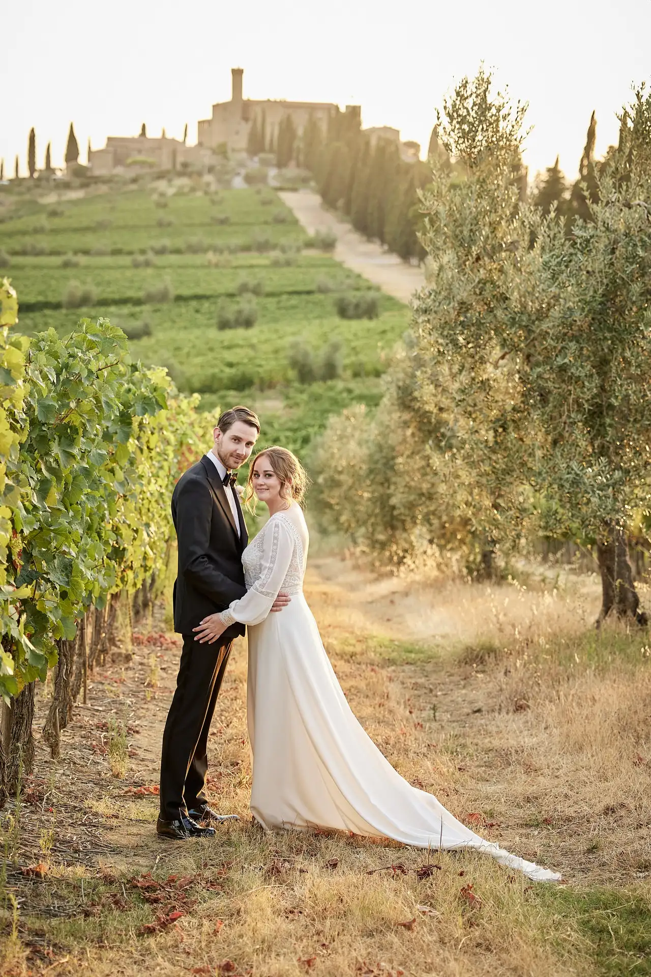 intimate vineyard elopement