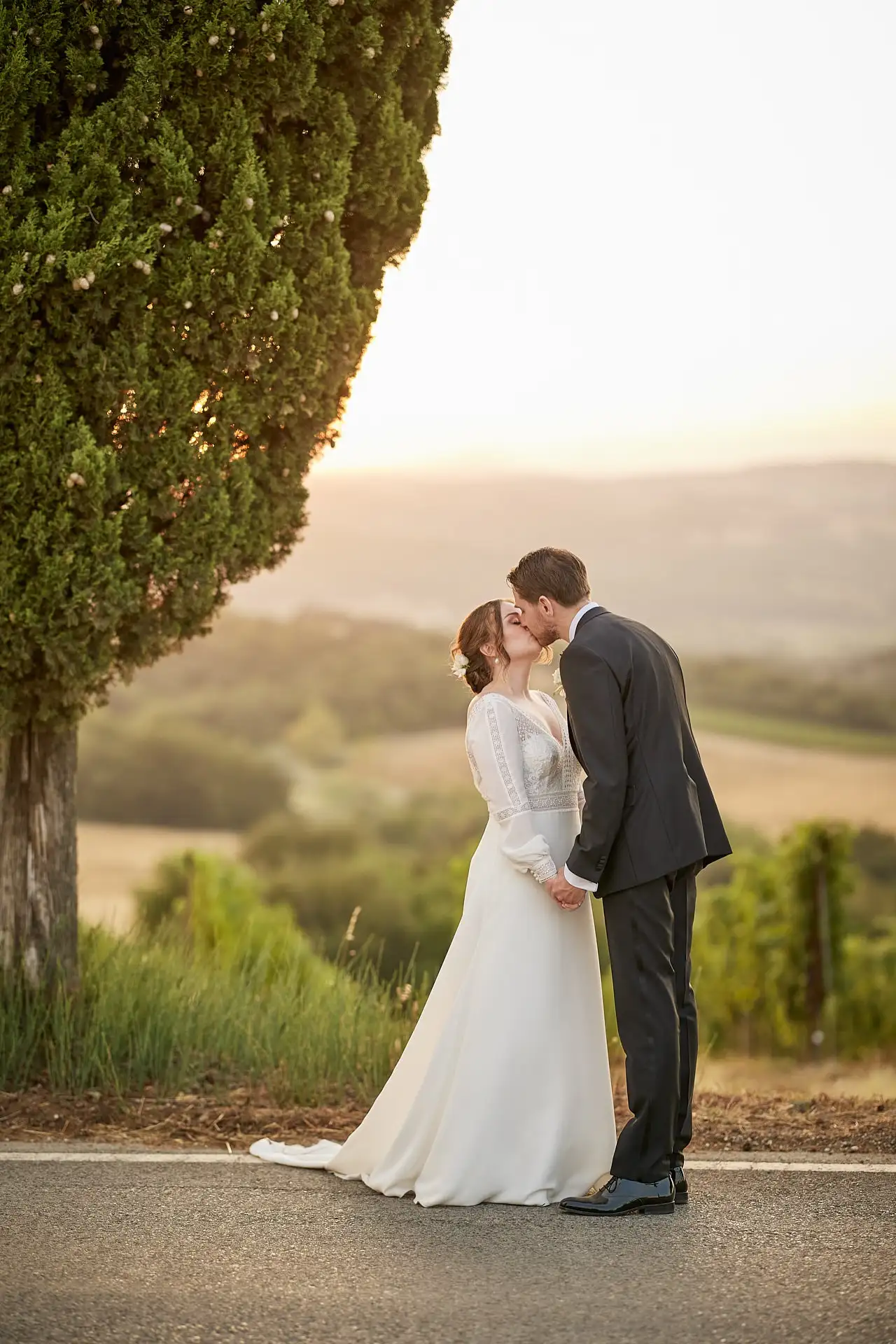 intimate vineyard elopement
