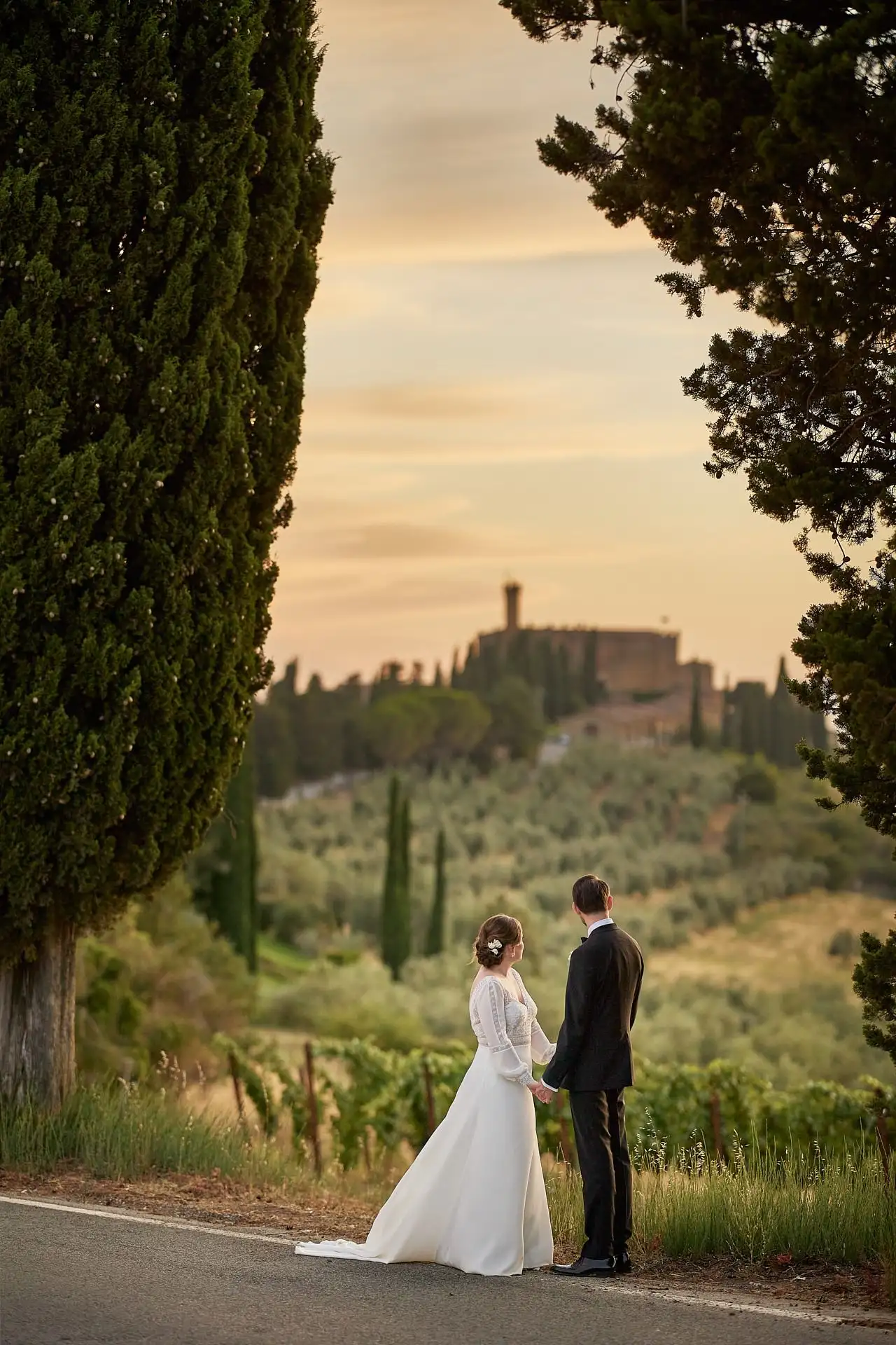 intimate vineyard elopement