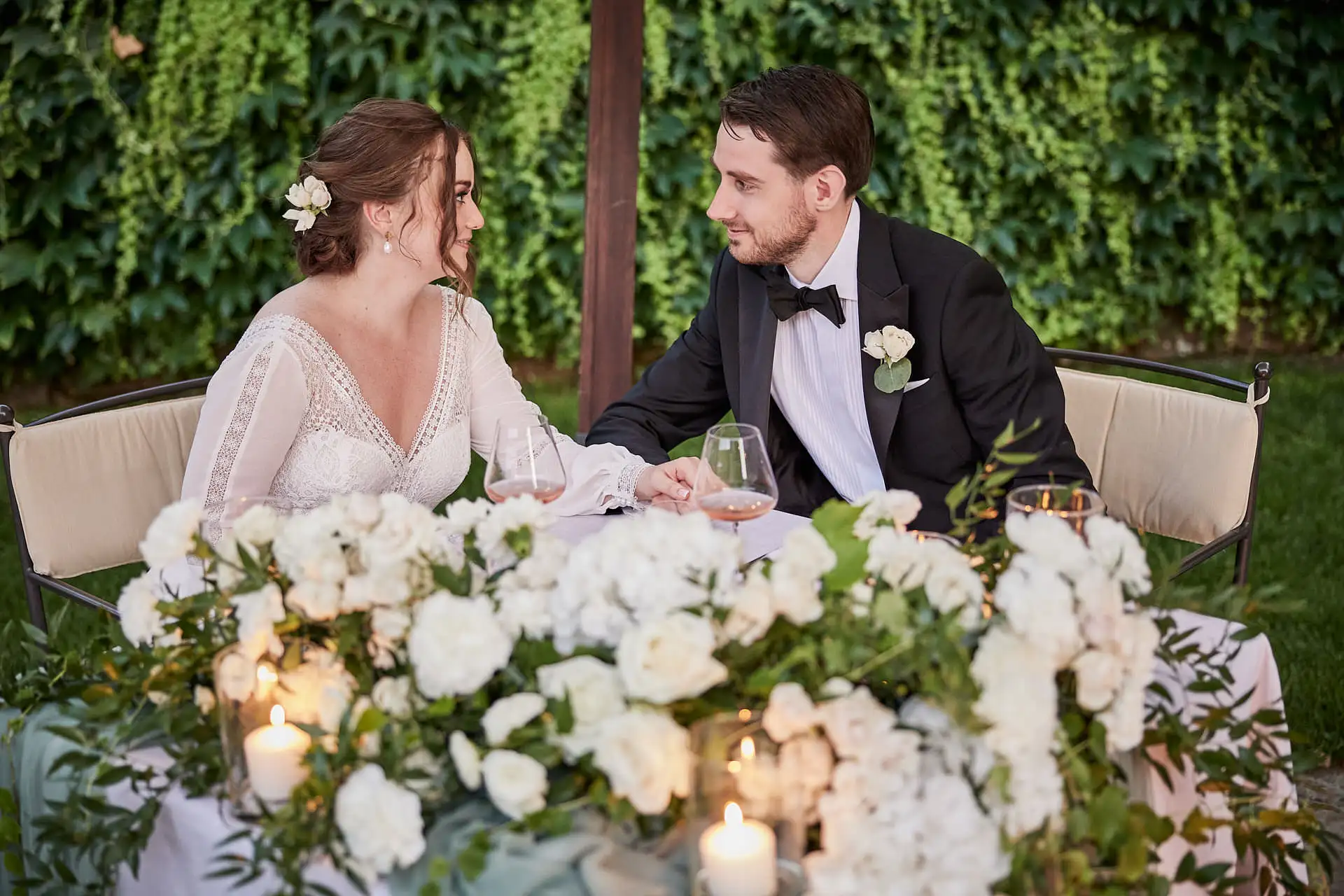 intimate vineyard elopement