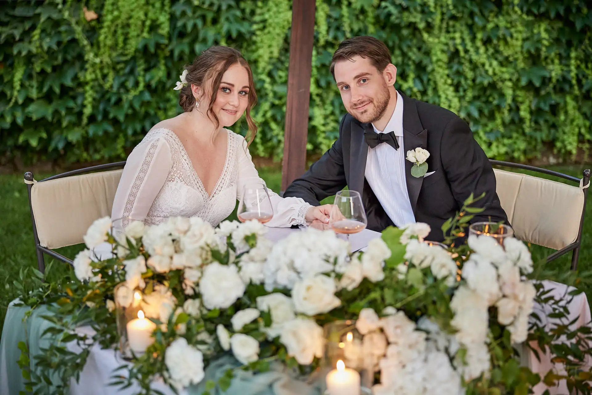 intimate vineyard elopement