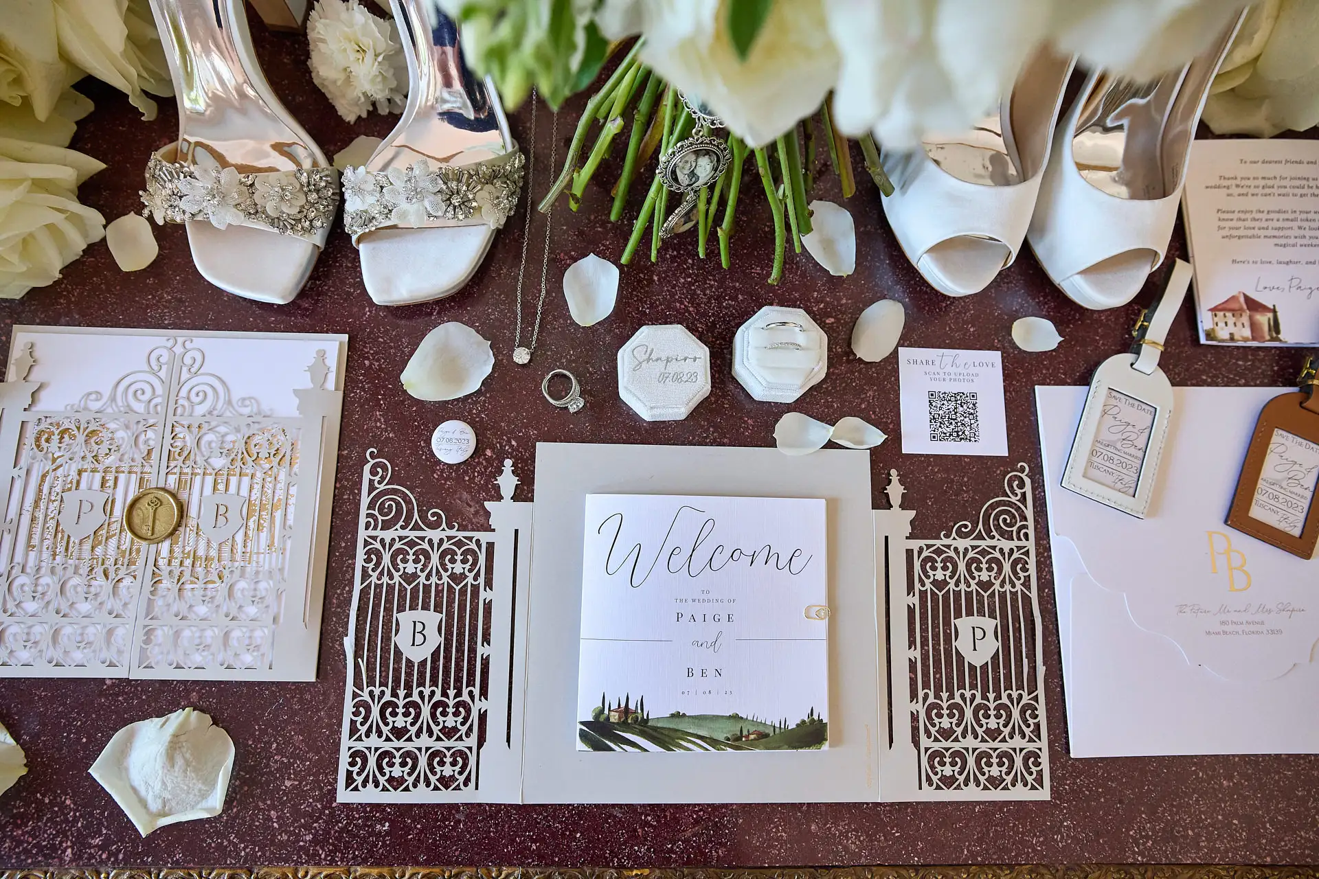 elegant jewish wedding in tuscany