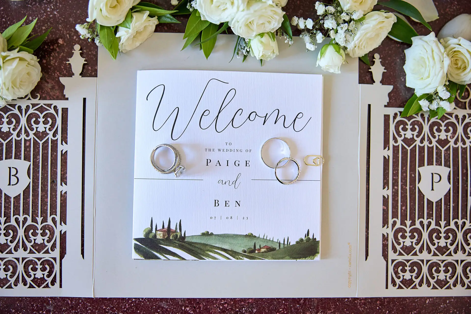 elegant jewish wedding in tuscany