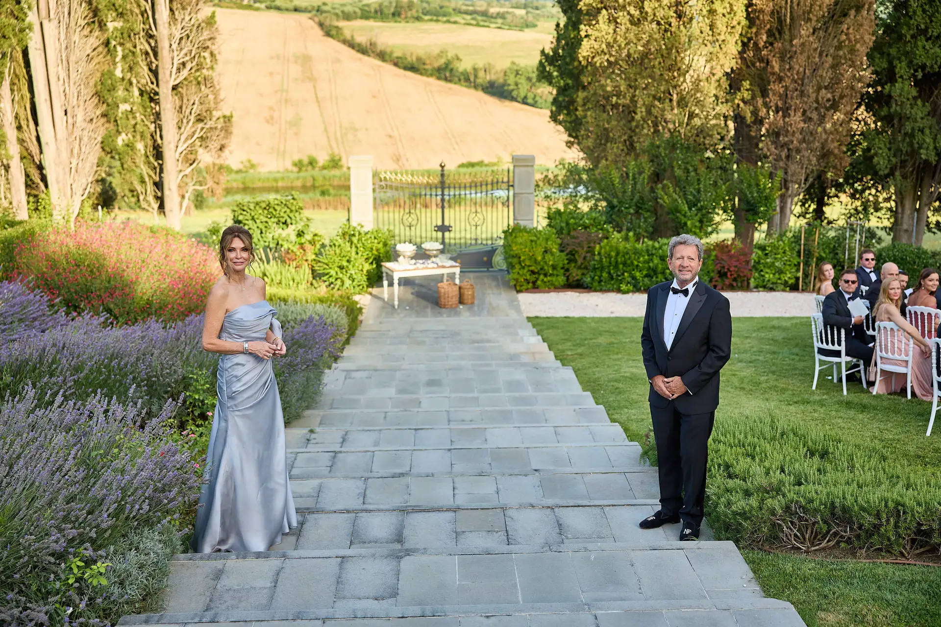 elegant jewish wedding in tuscany