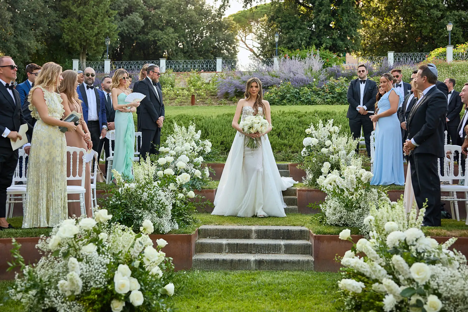 elegant jewish wedding in tuscany