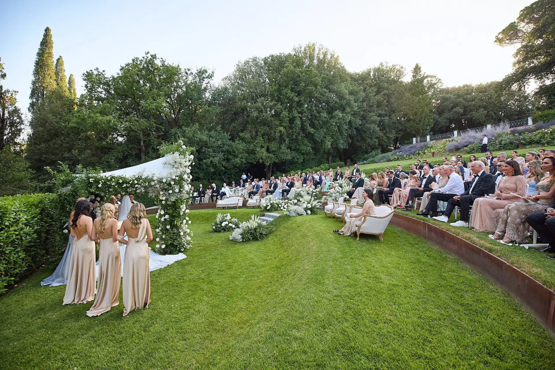 elegant jewish wedding in tuscany