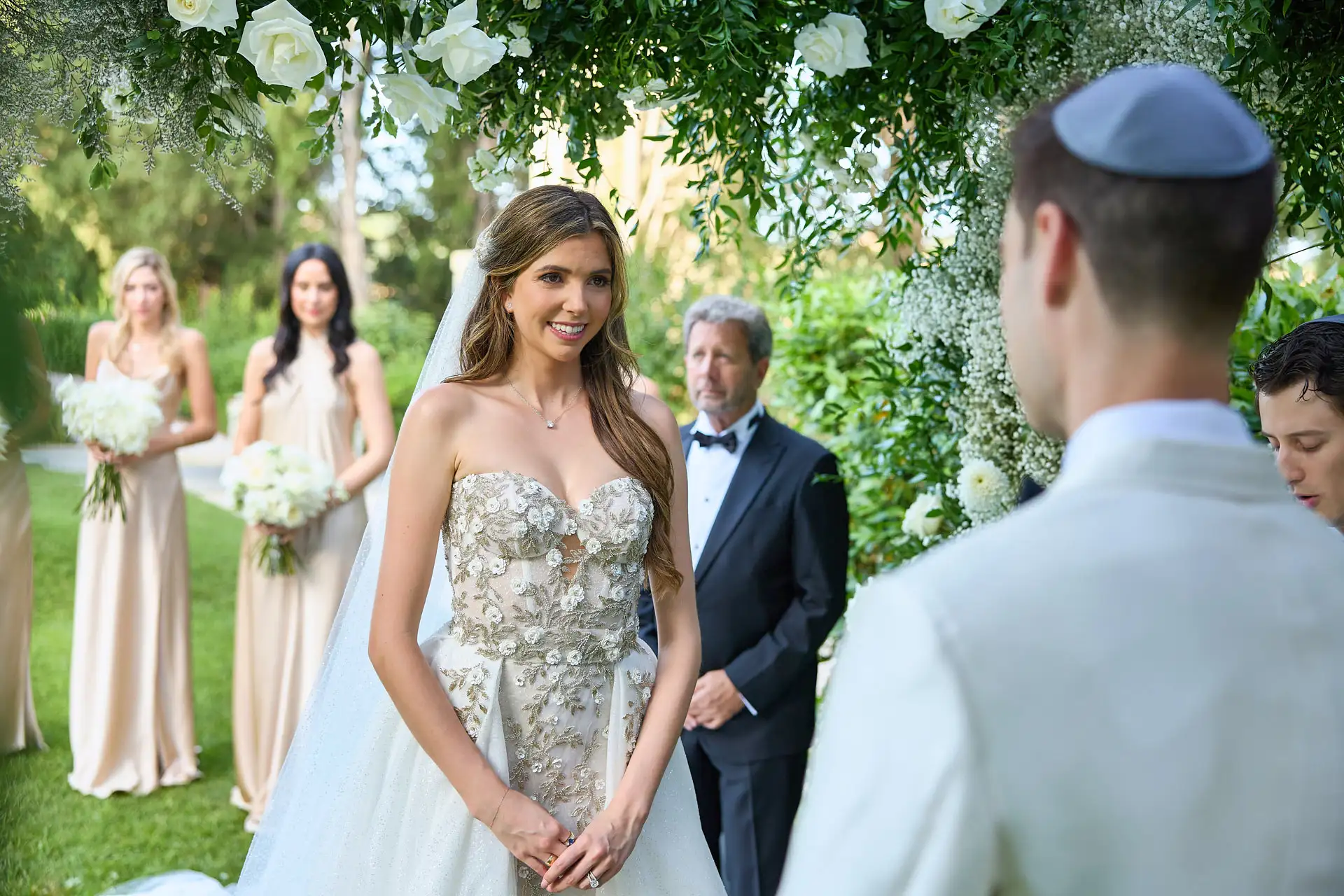 elegant jewish wedding in tuscany