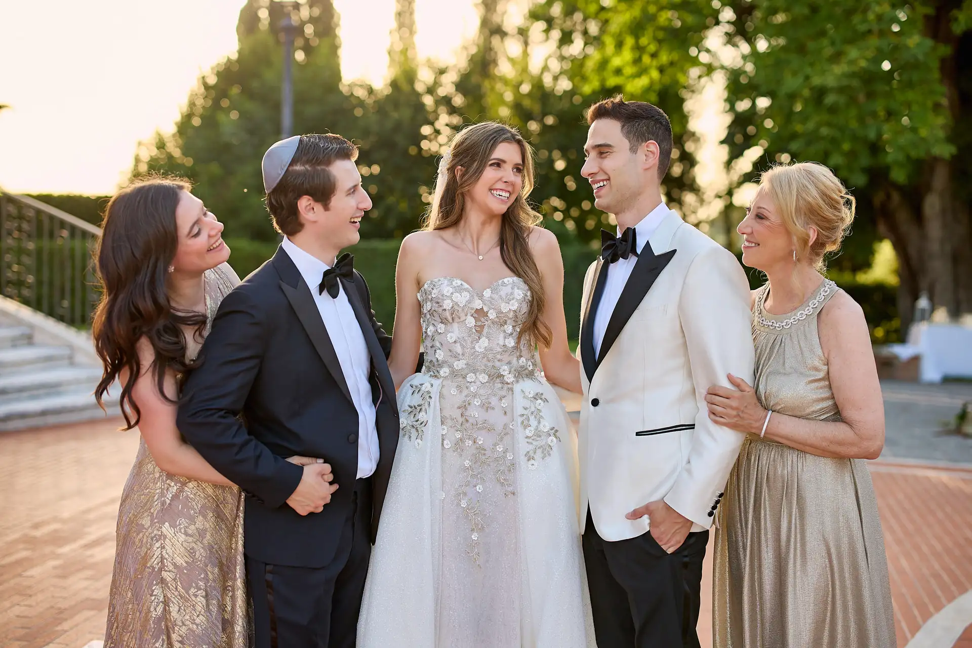 elegant jewish wedding in tuscany