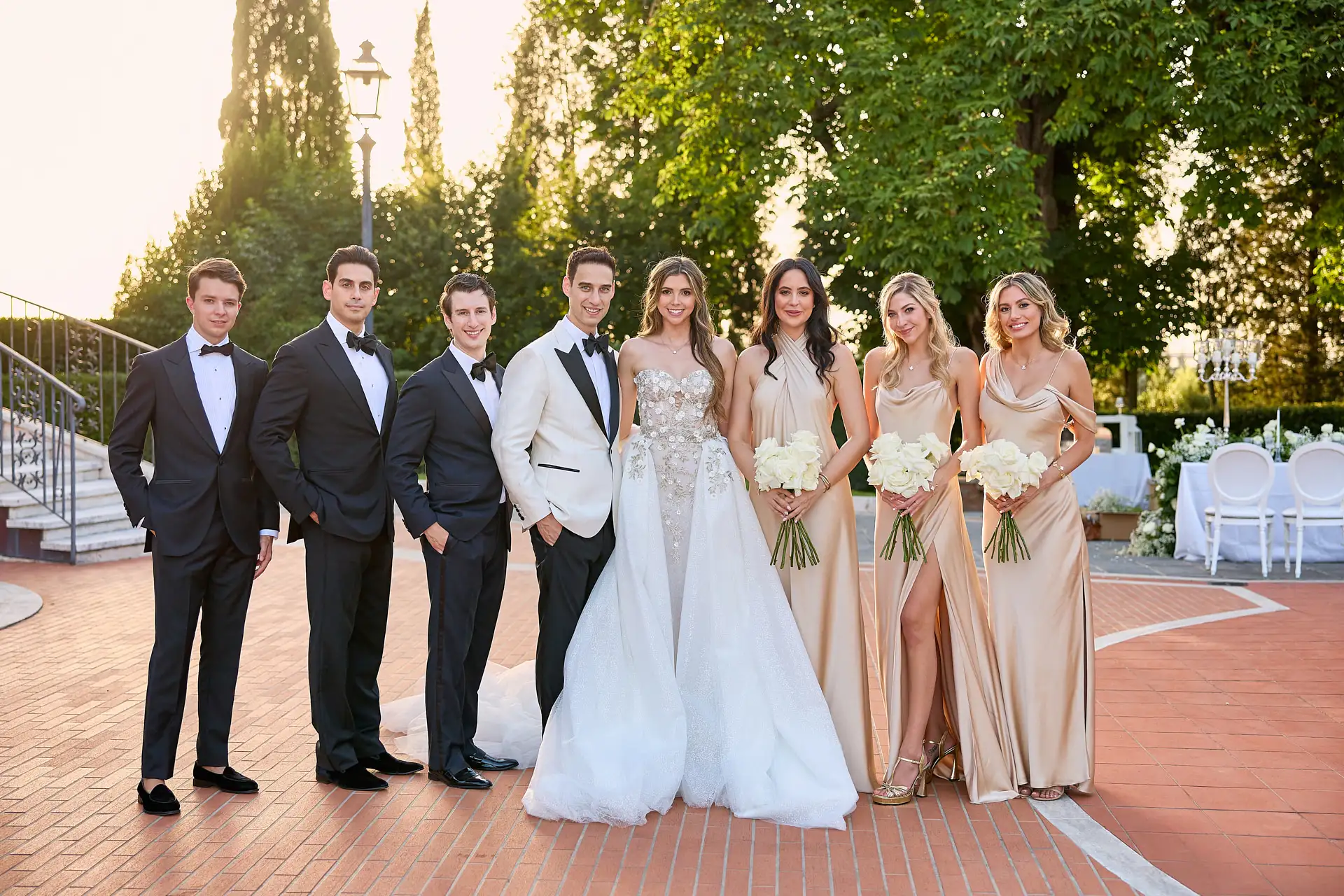 elegant jewish wedding in tuscany