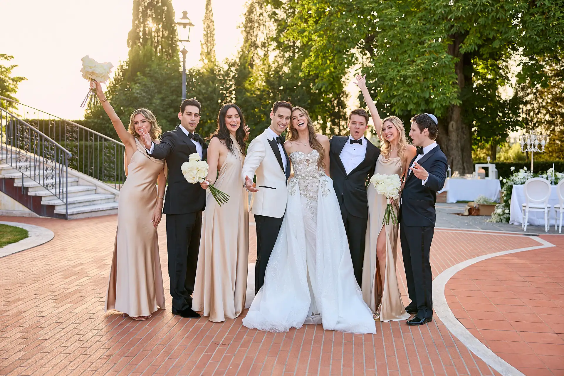 elegant jewish wedding in tuscany