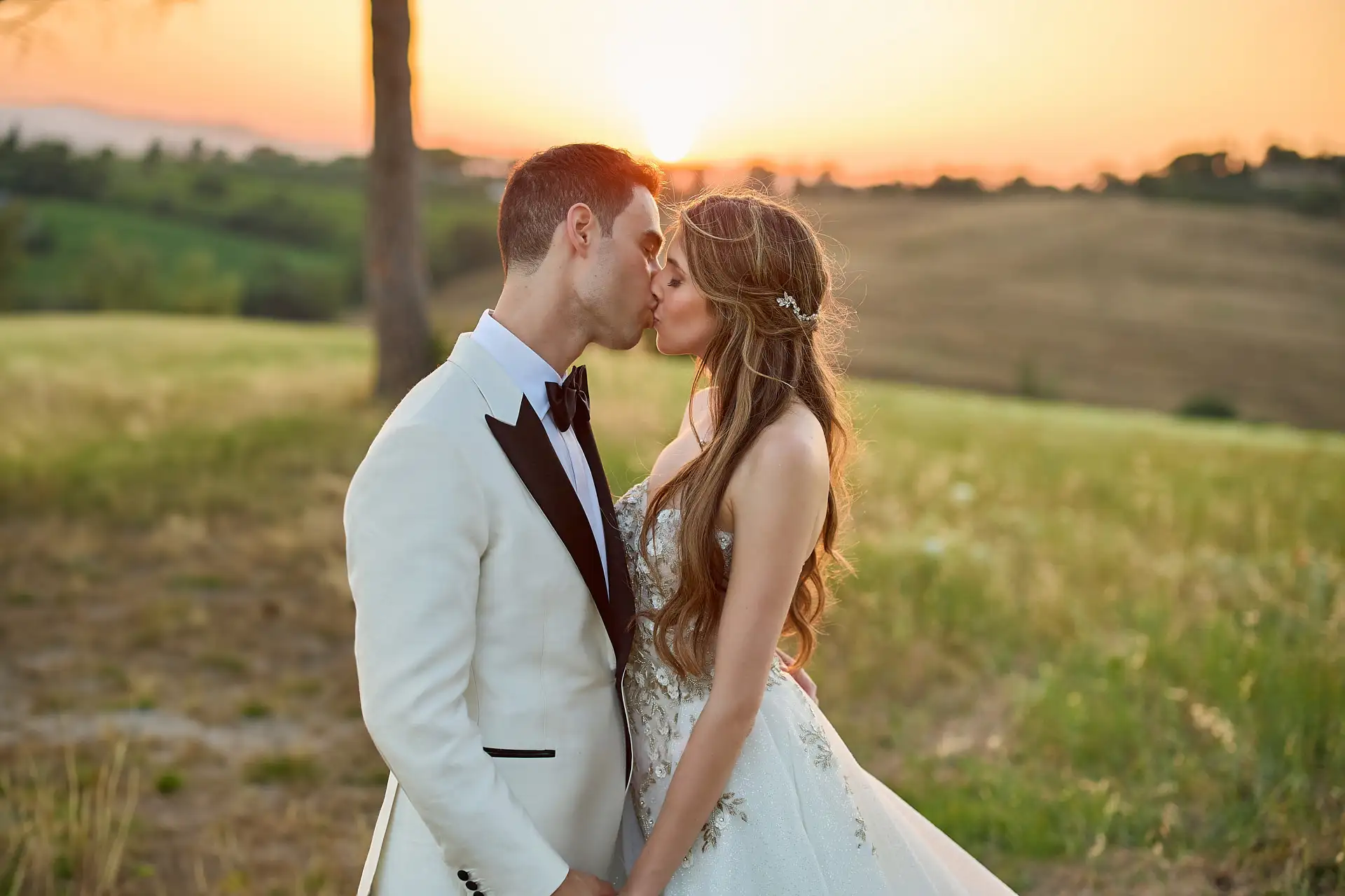 elegant jewish wedding in tuscany