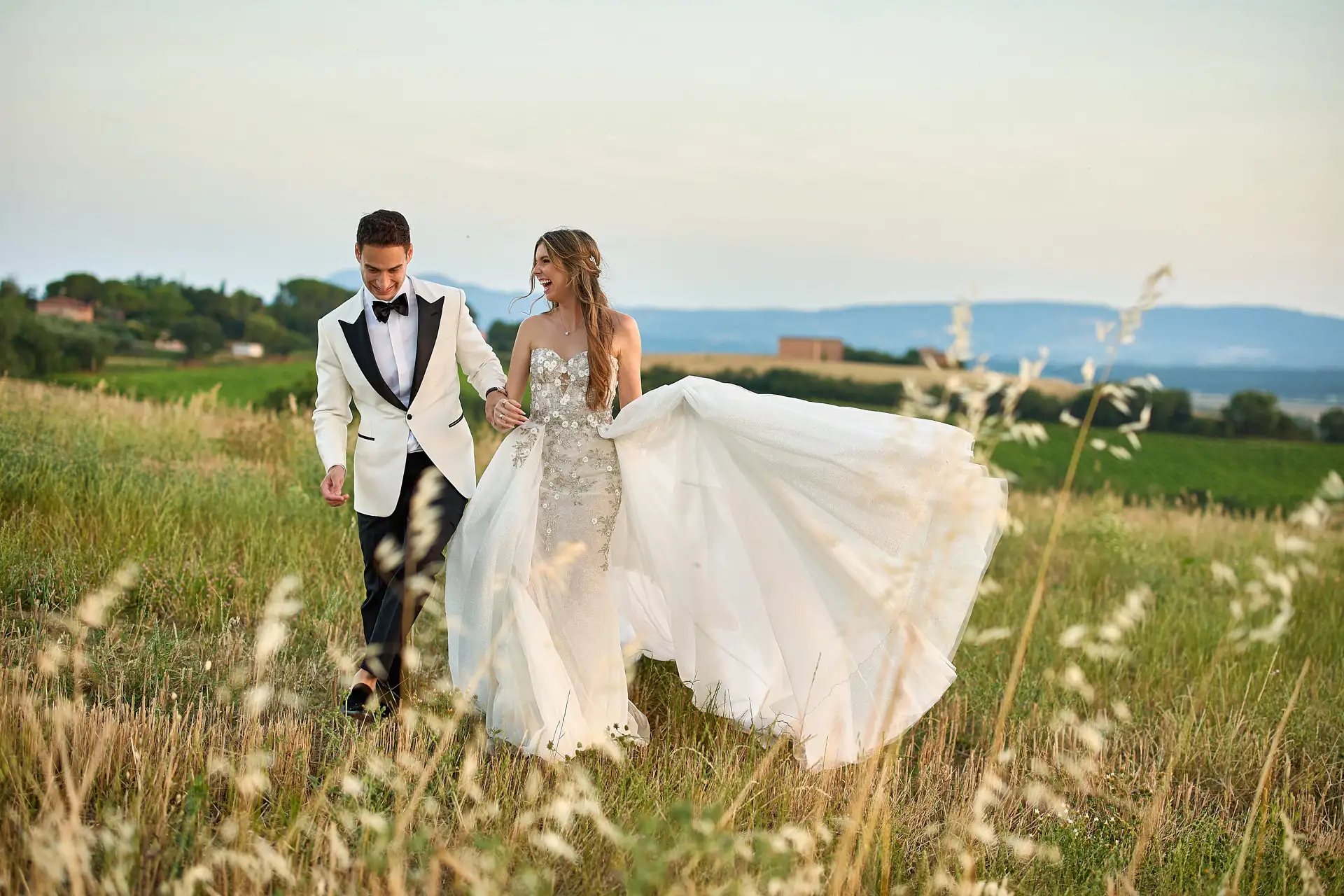 elegant jewish wedding in tuscany