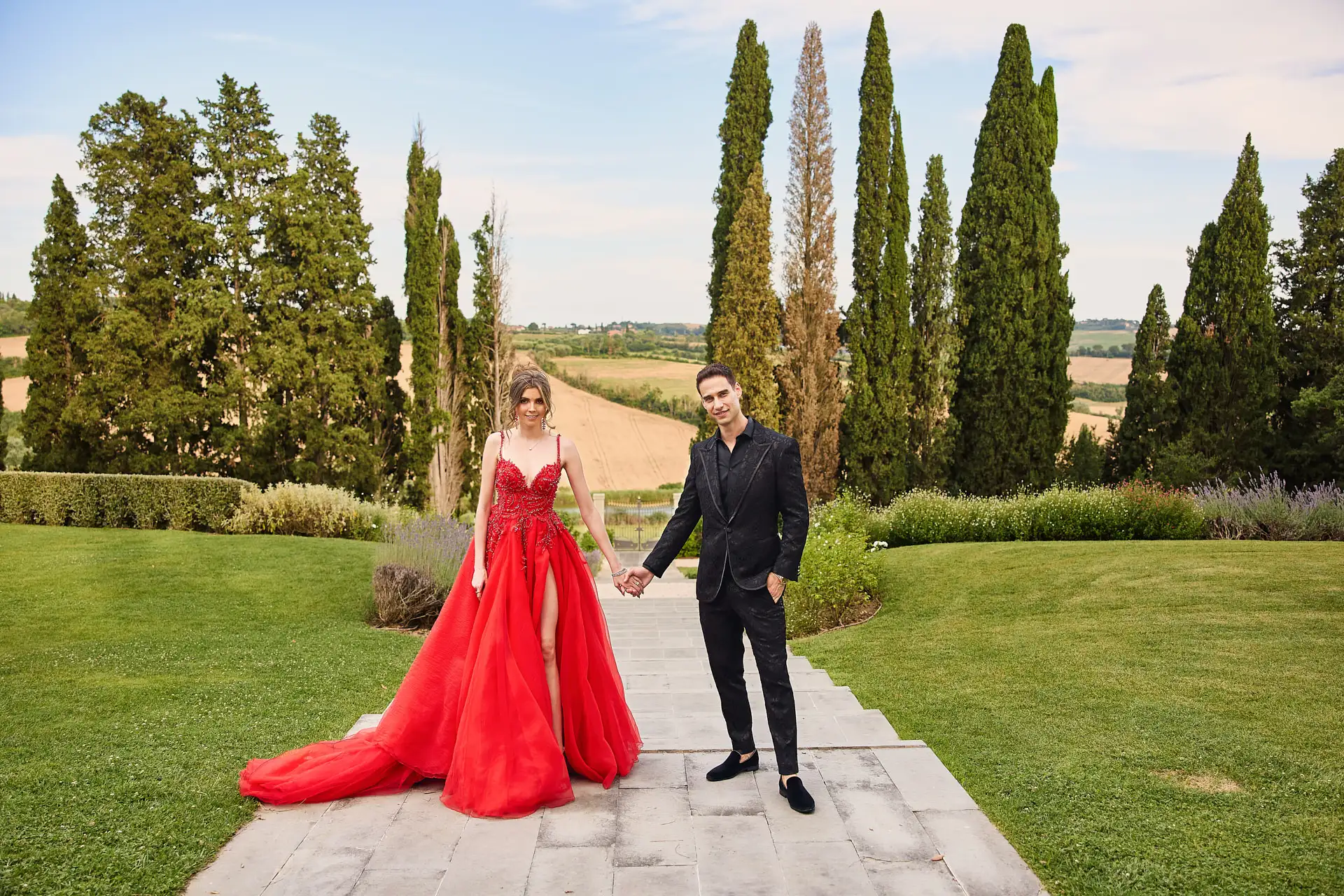 lavish welcome event villa valentini bonaparte