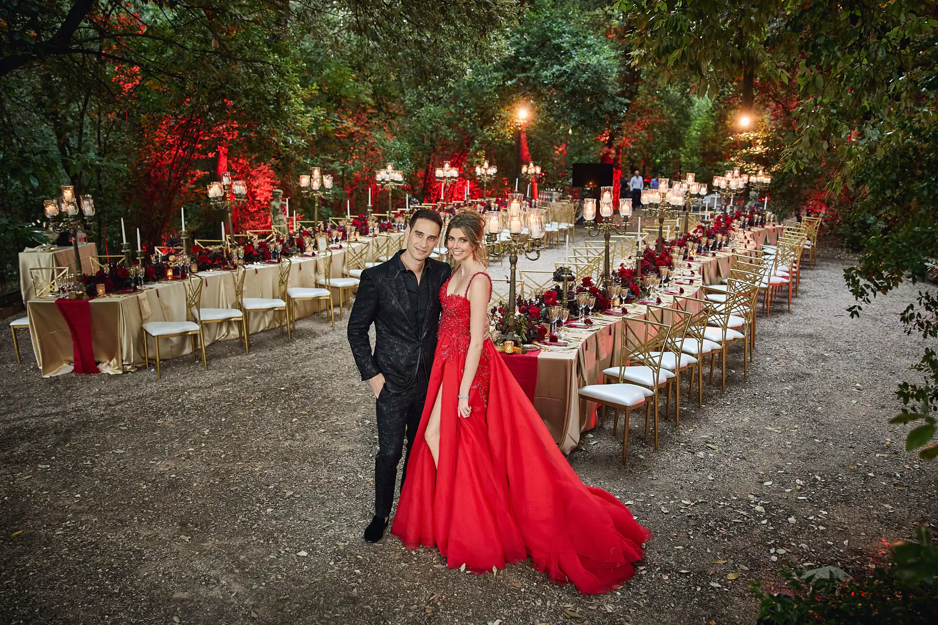lavish welcome event villa valentini bonaparte