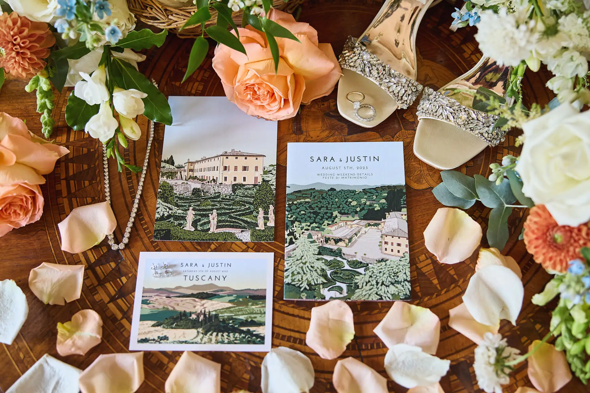 rustic wedding in tuscany