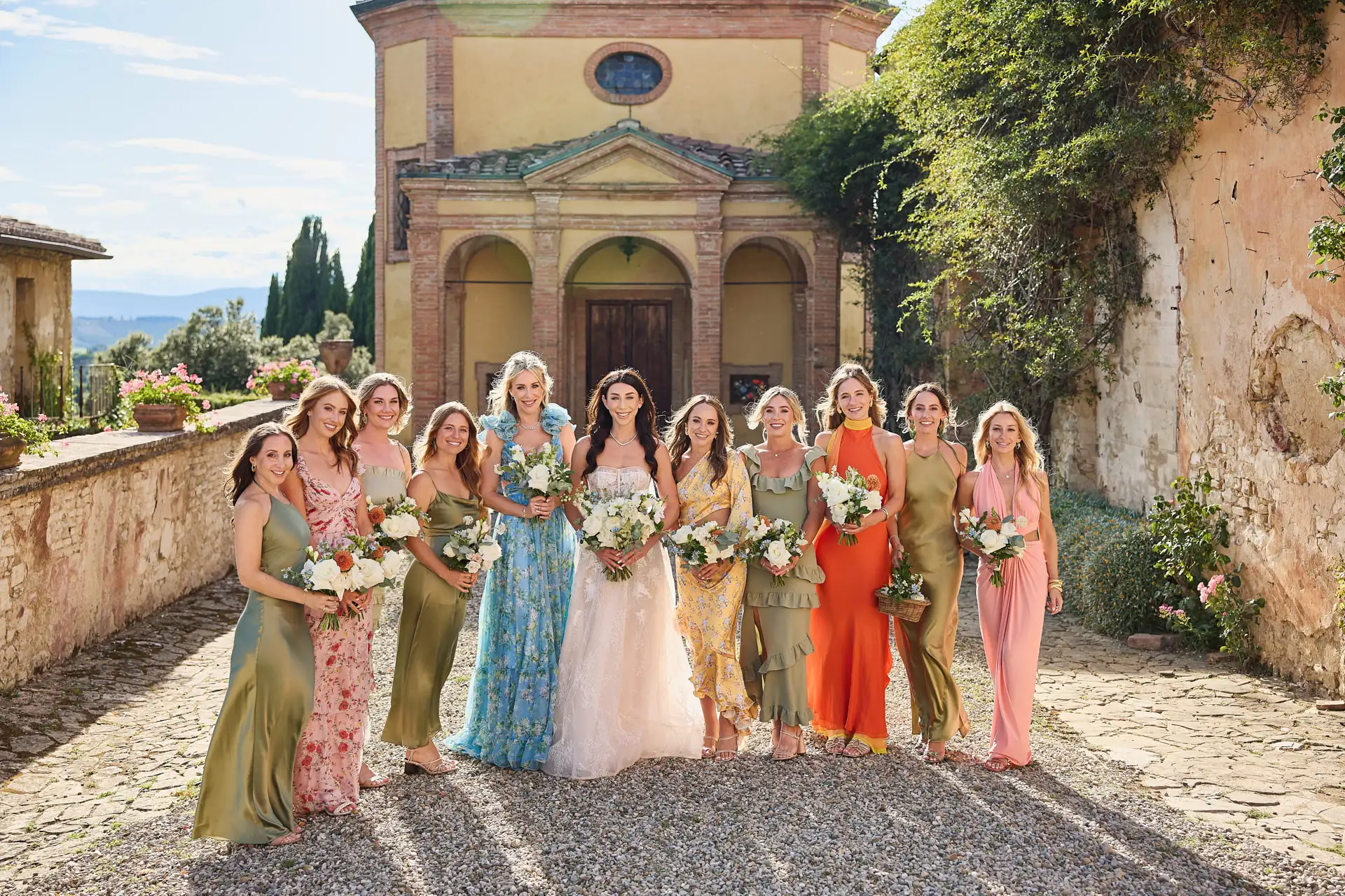rustic wedding in tuscany