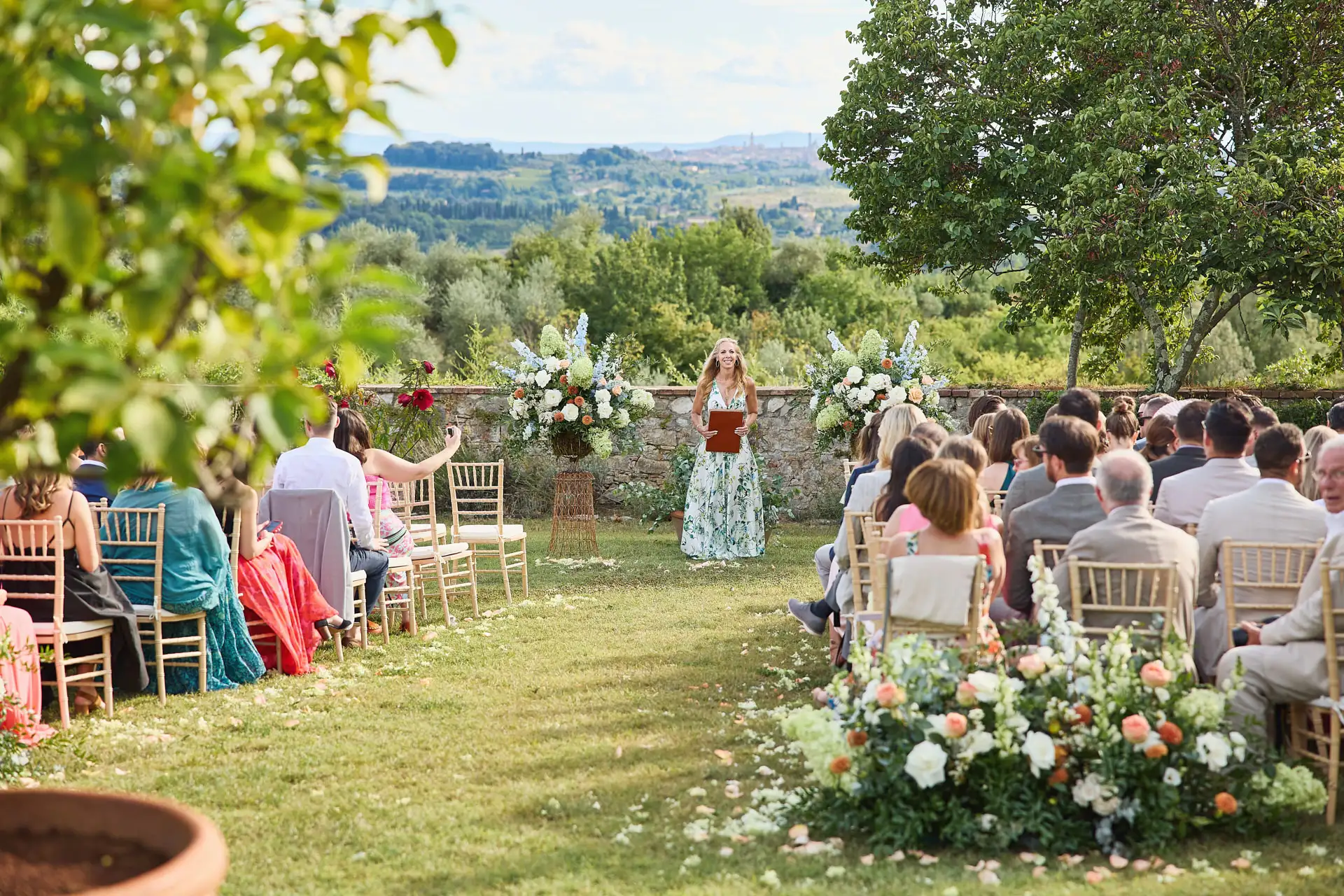 rustic wedding in tuscany