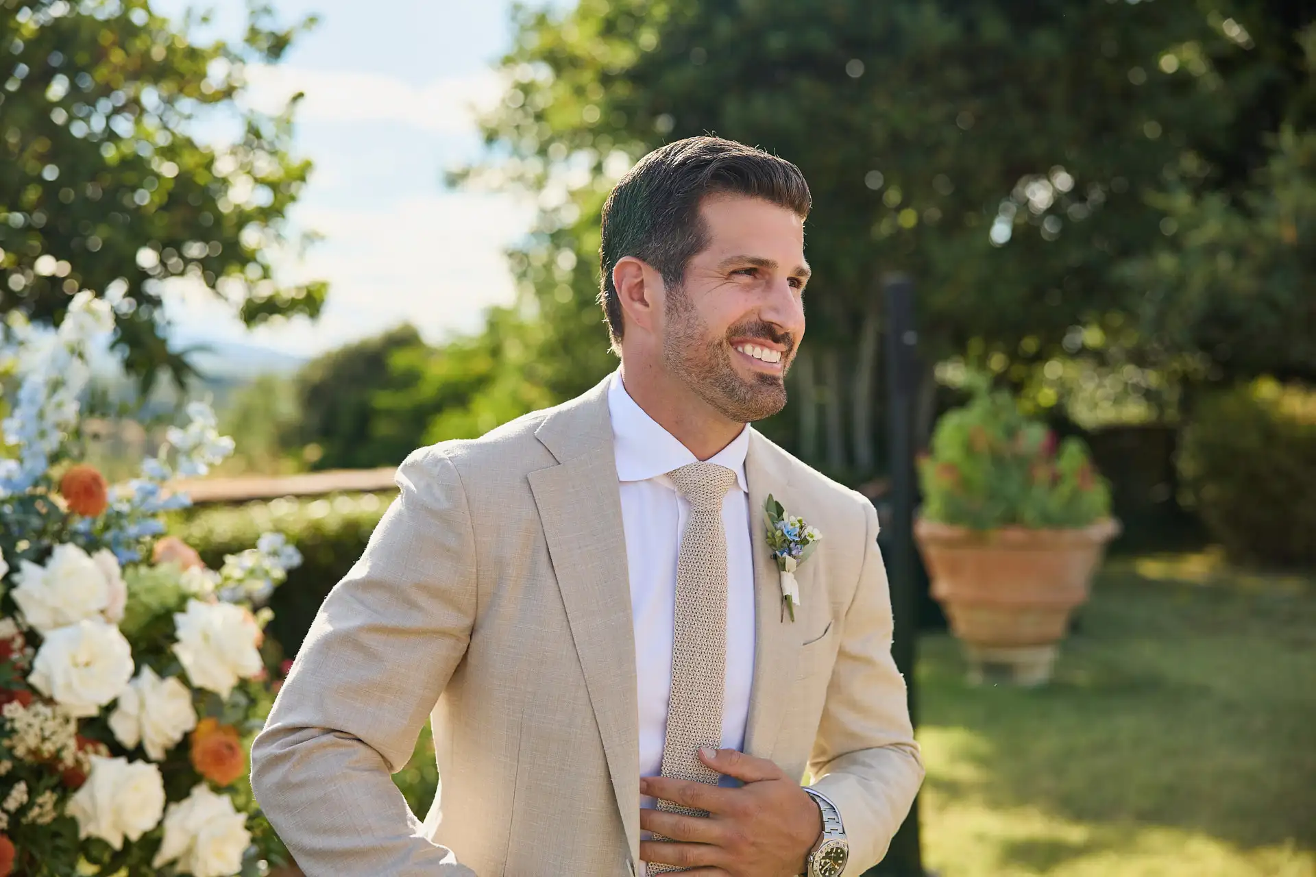rustic wedding in tuscany