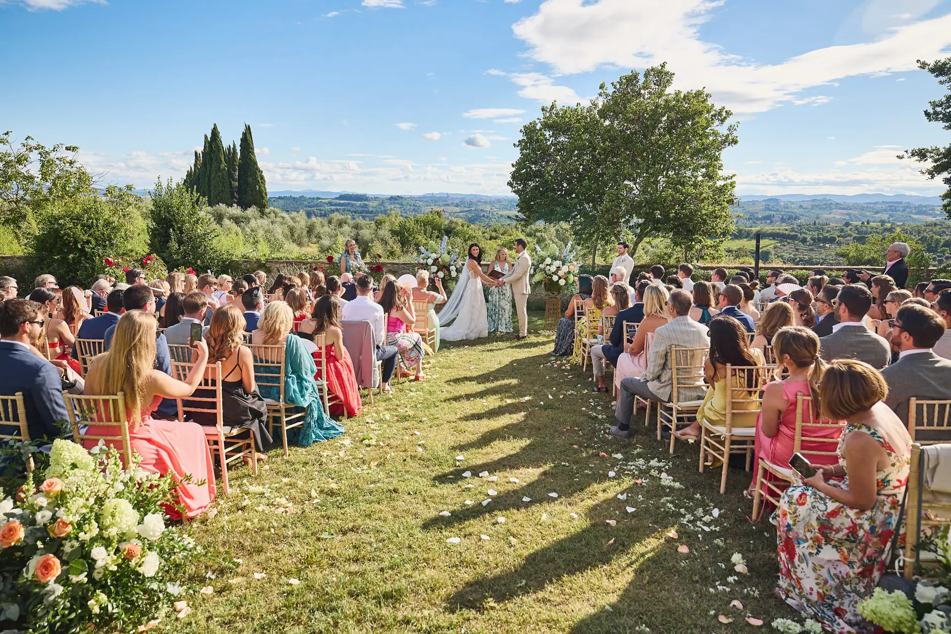 rustic wedding in tuscany