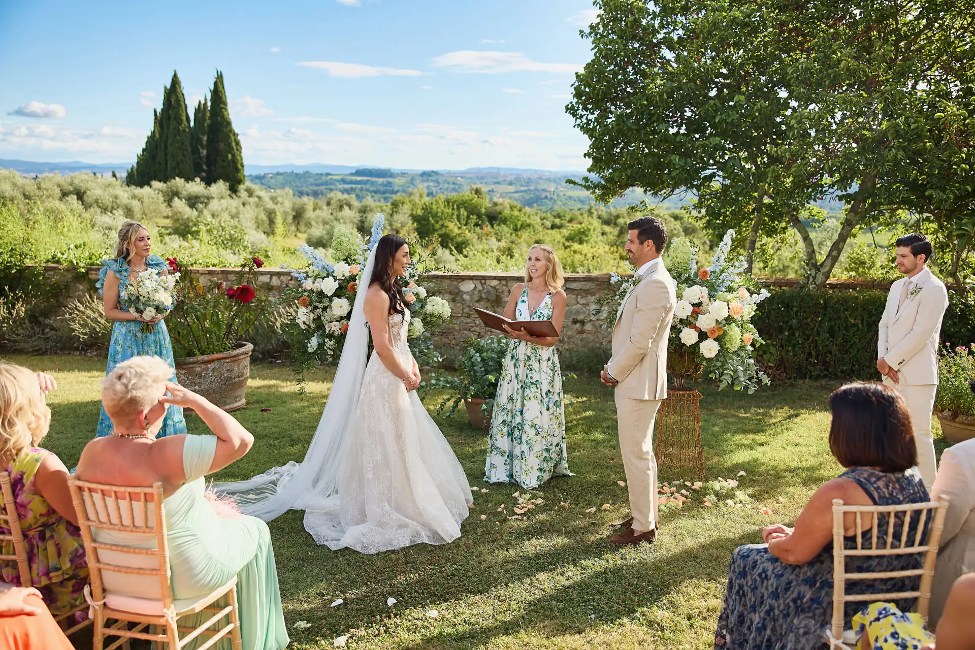 rustic wedding in tuscany