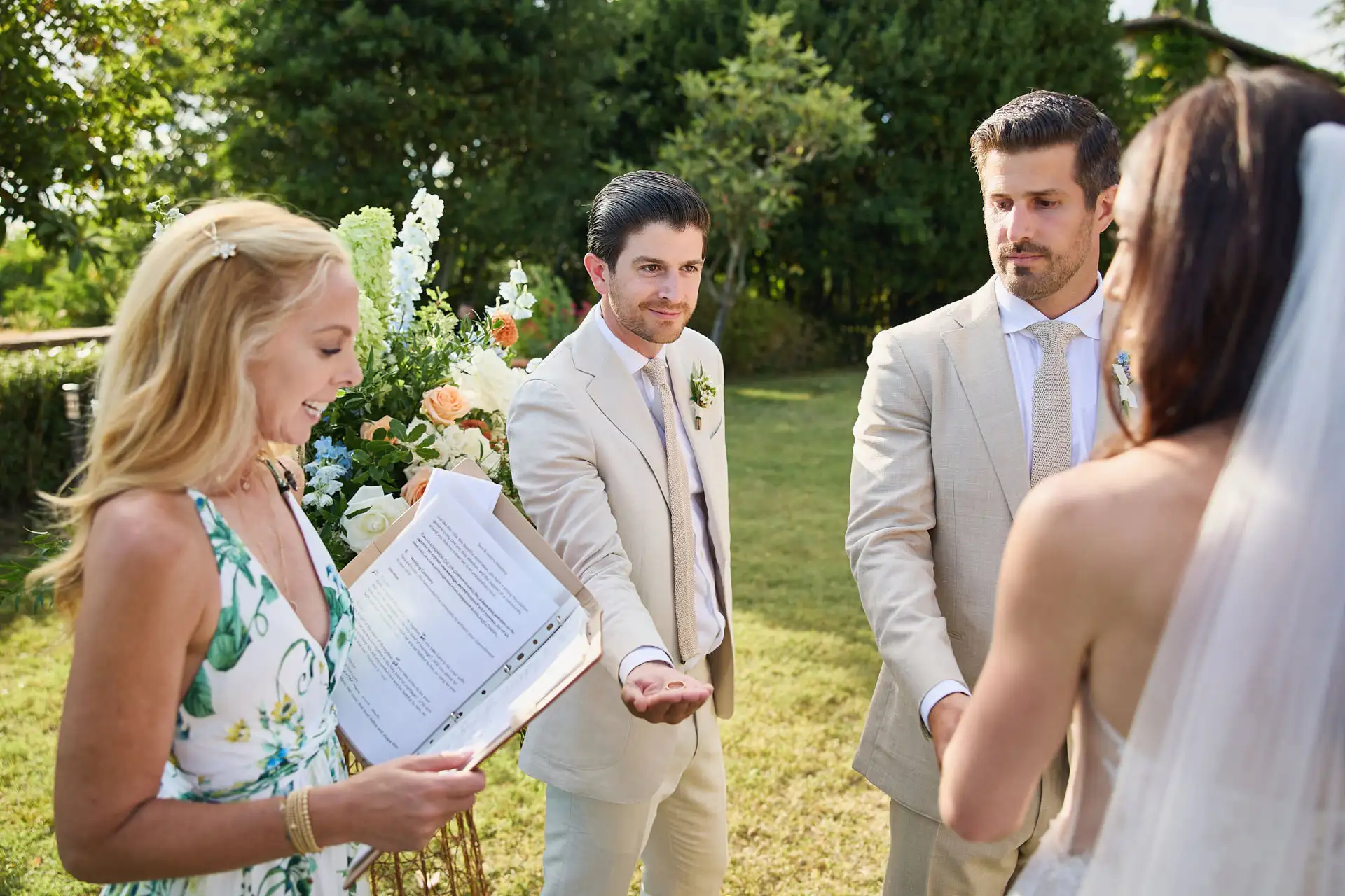 rustic wedding in tuscany