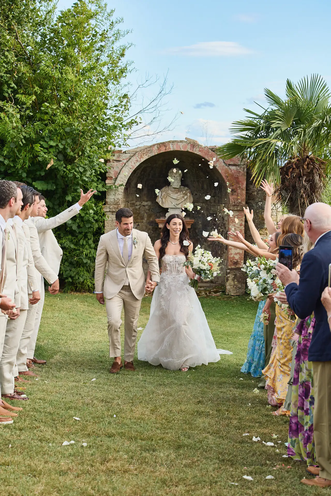 rustic wedding in tuscany
