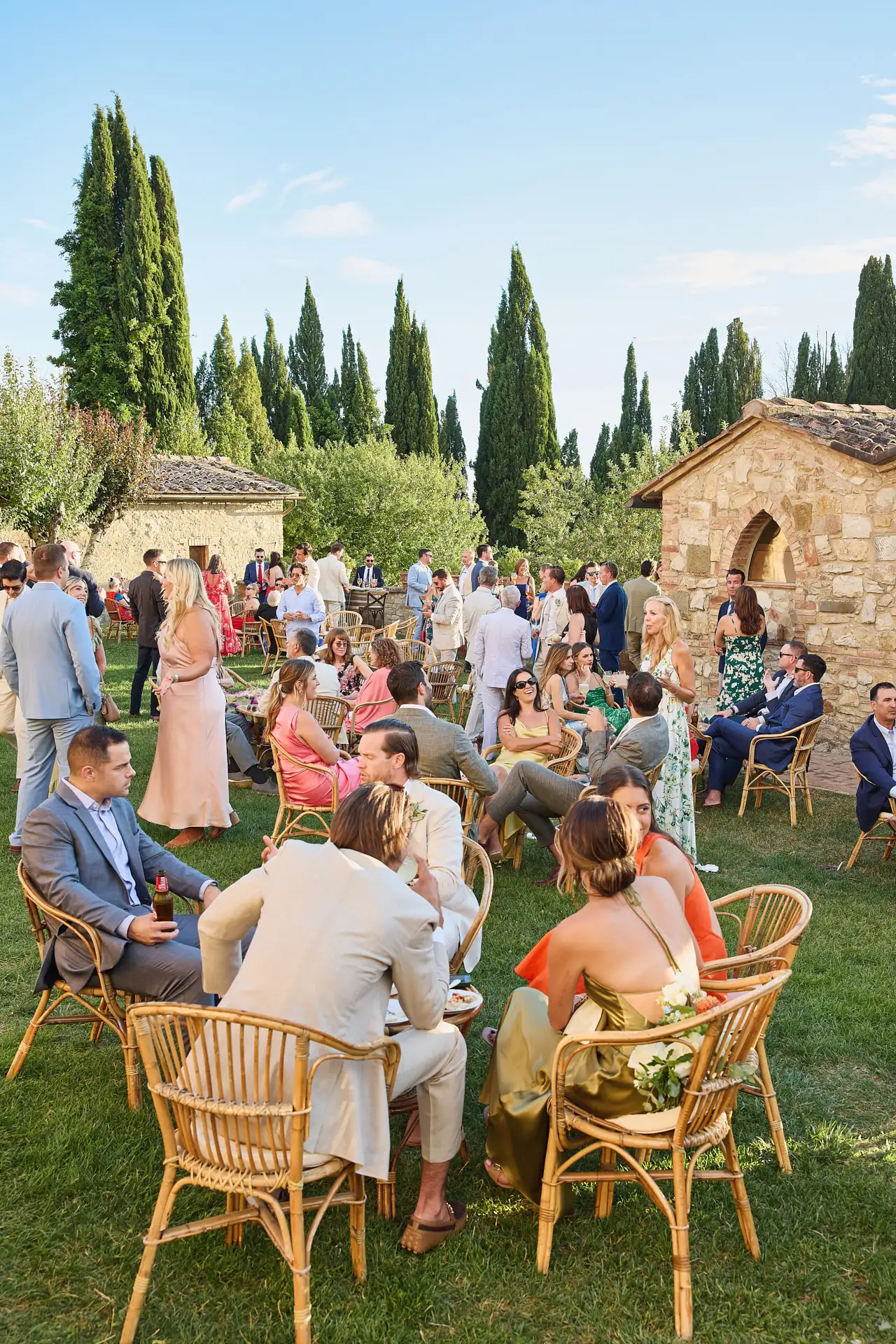 rustic wedding in tuscany