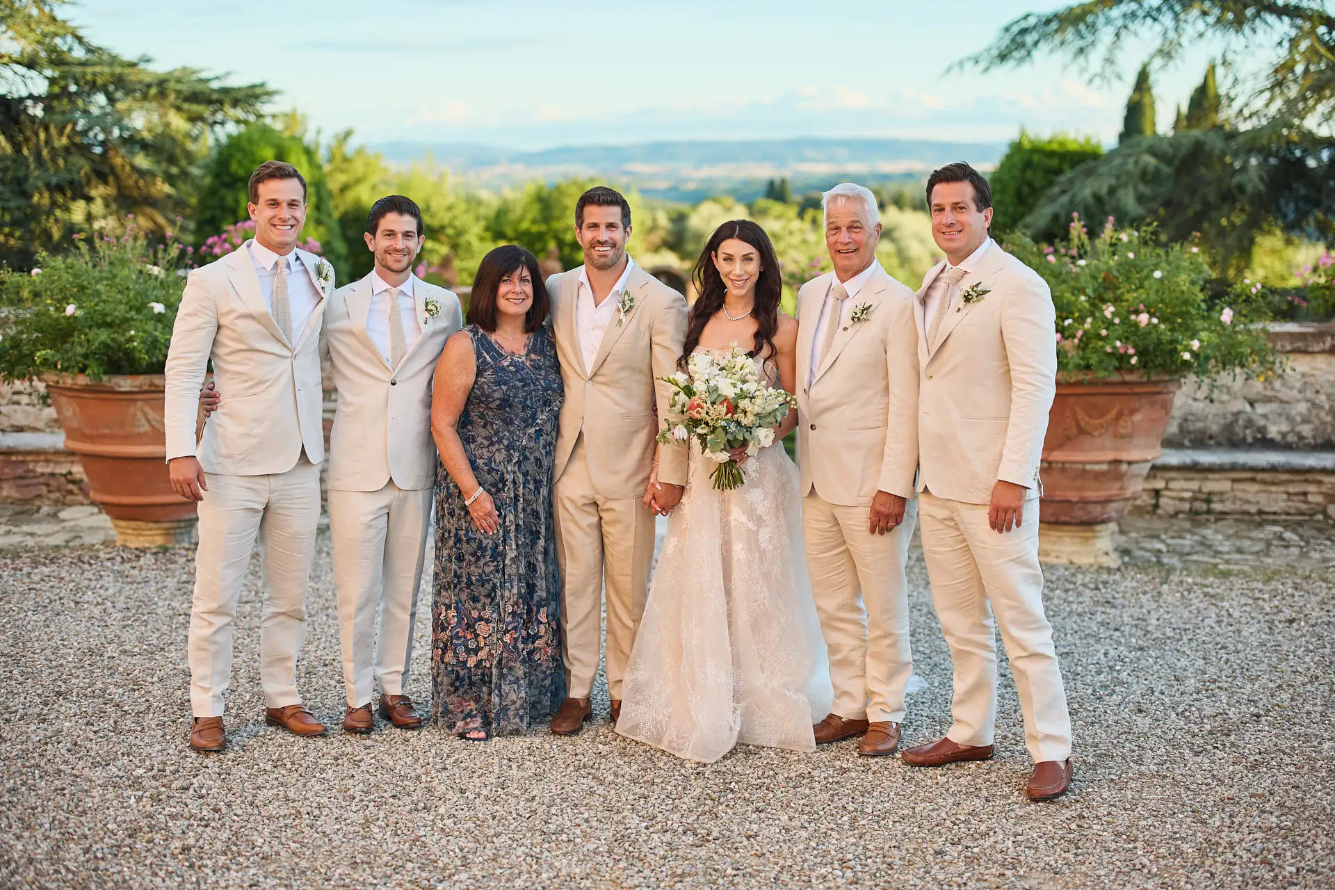 rustic wedding in tuscany