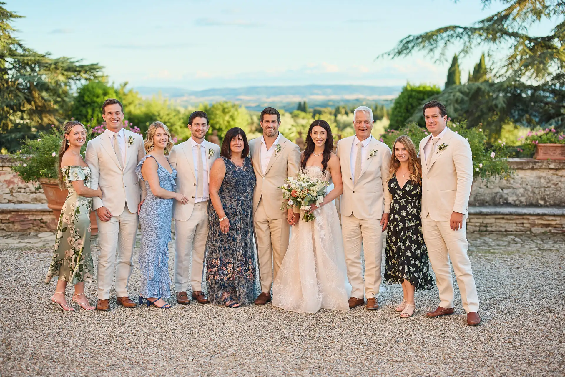 rustic wedding in tuscany