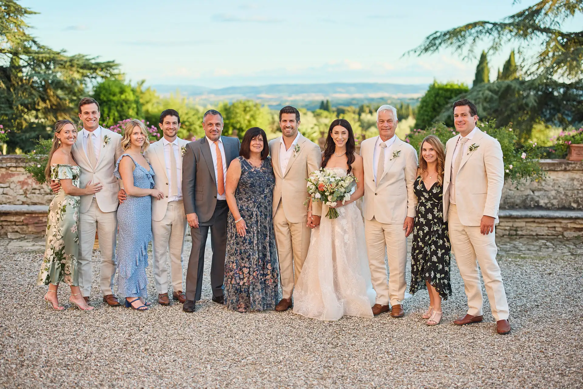 rustic wedding in tuscany
